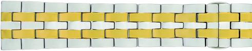 Alpine Stainless Steel Bracelet - Solid Link - Image 3
