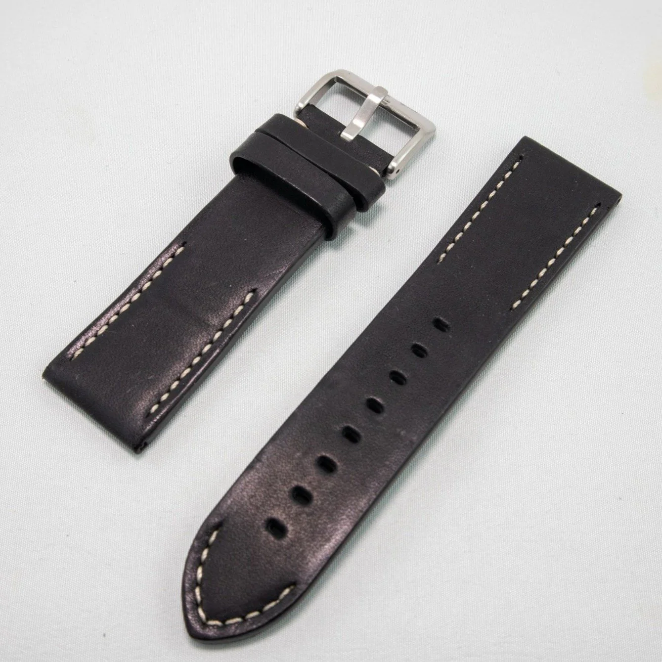 Alpine Watchstrap - Hand painted Leather