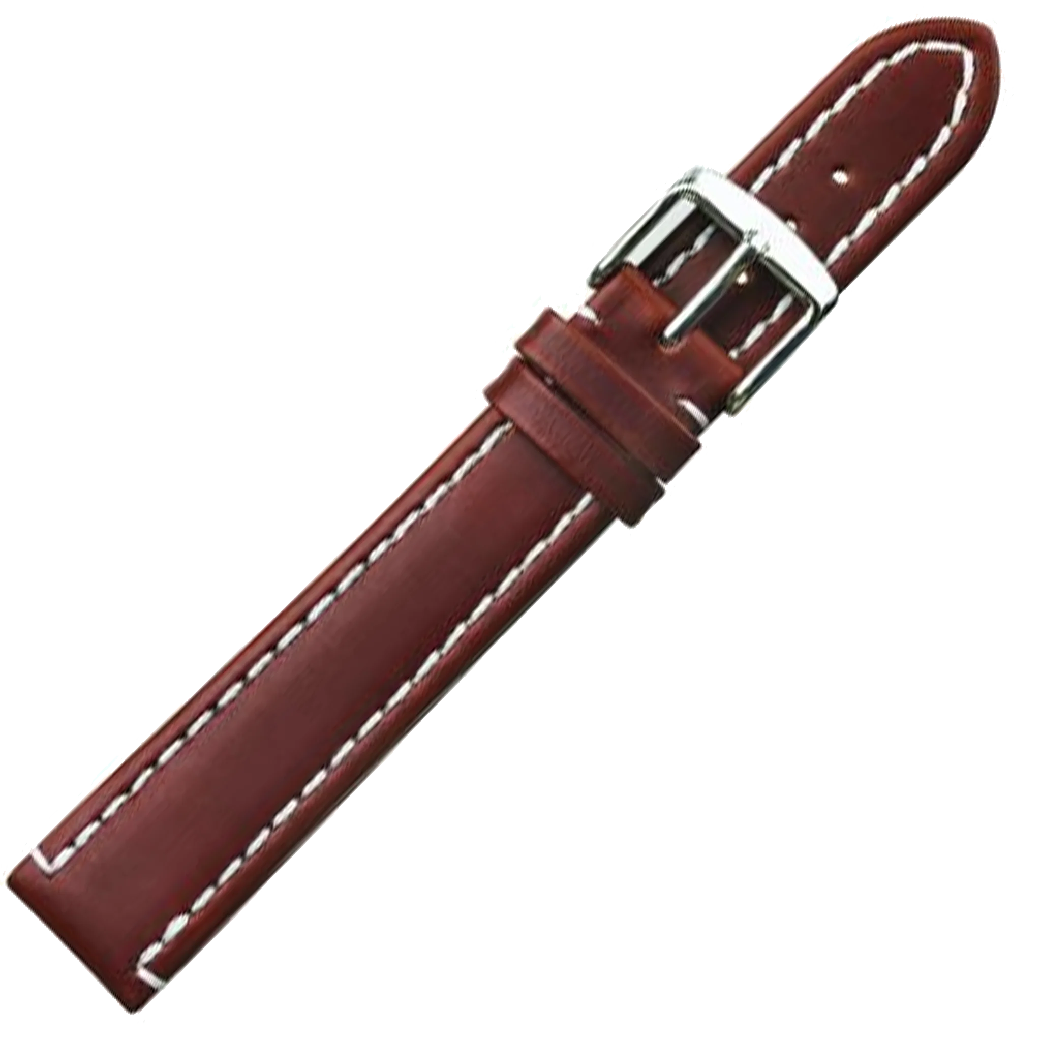 Alpine Watchstrap - Stitched Oiled Leather - Image 2