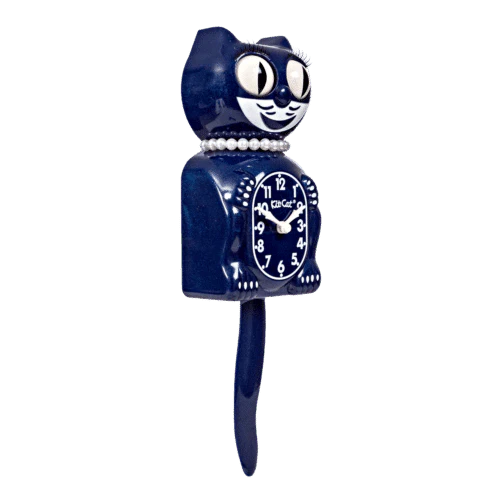 Blue Galaxy Lady Kit-Cat® Klock - Image 2