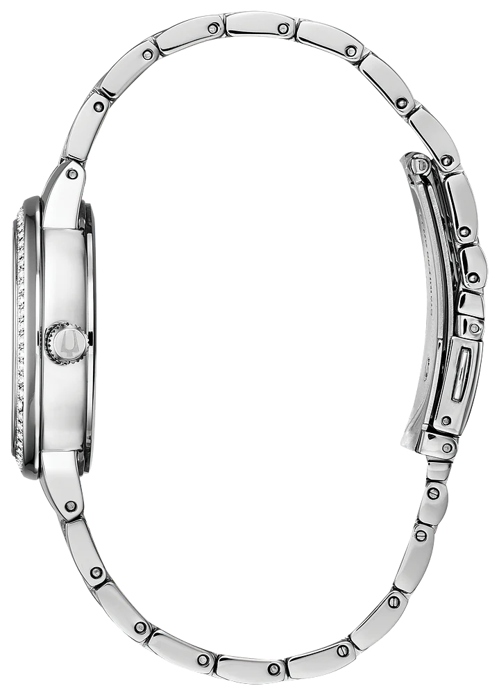 Bulova - Ladies Crystal Watch - Blue Dial - Image 2