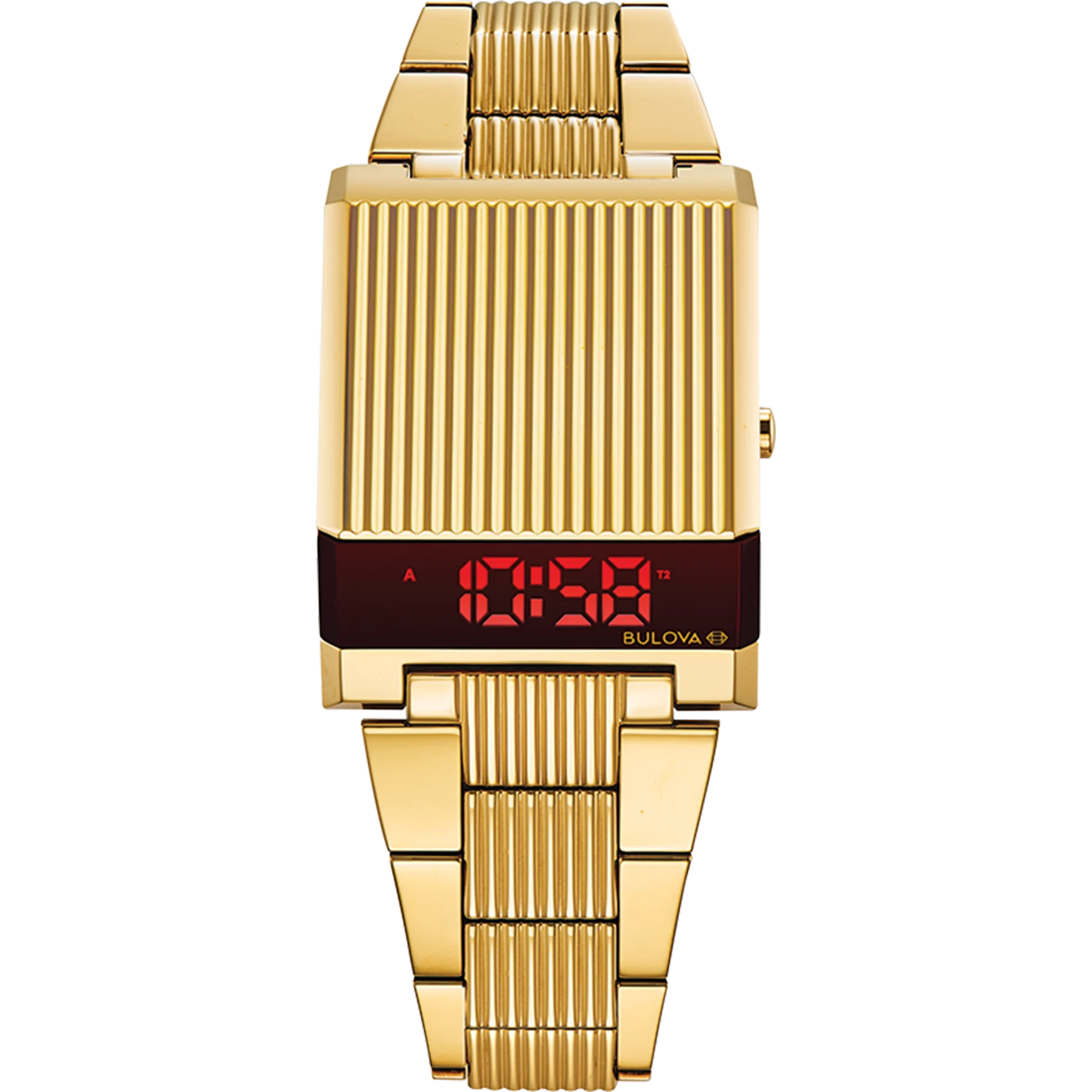 Bulova - COMPUTRON in Gold Tone