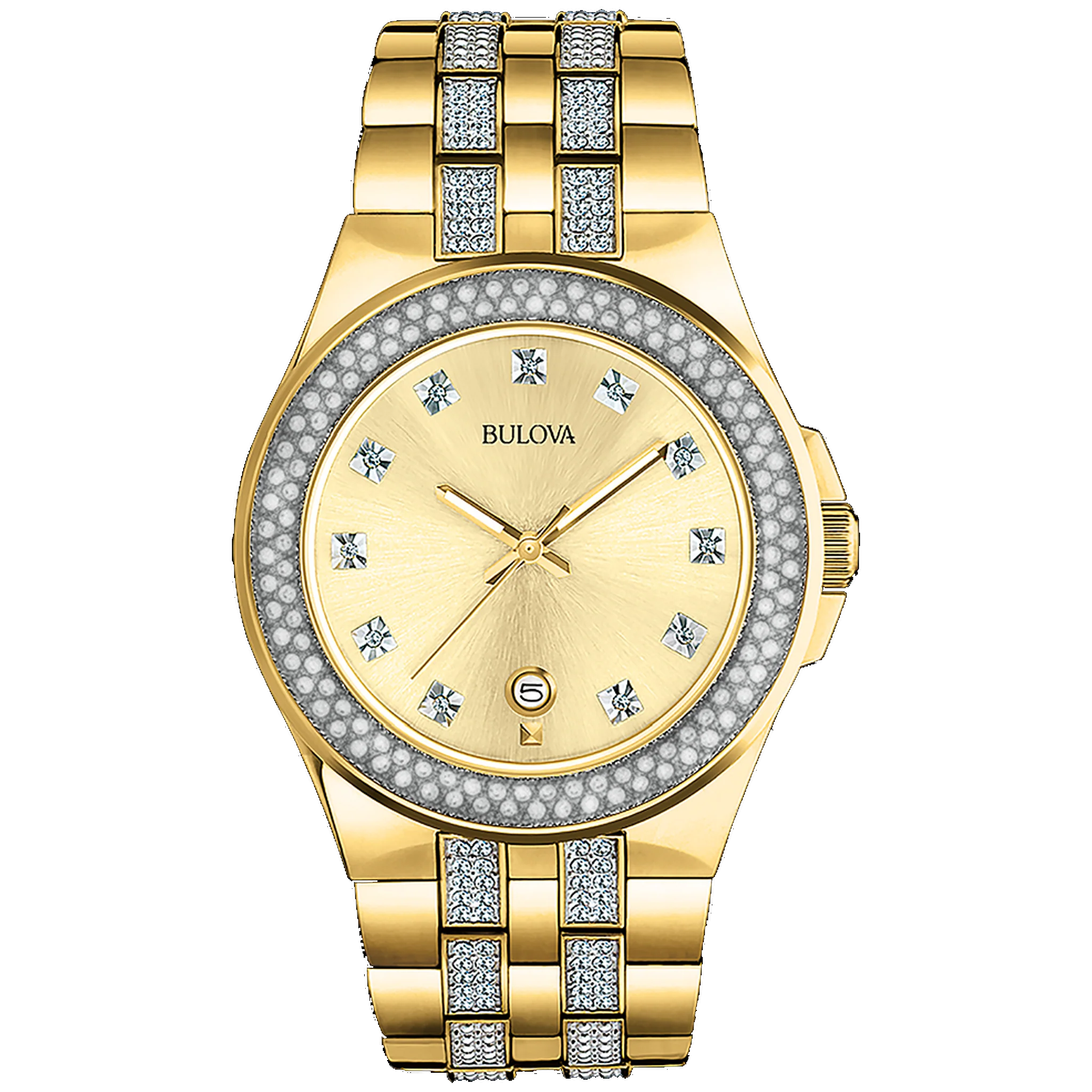 Bulova - Classic Crystals in Gold Tone