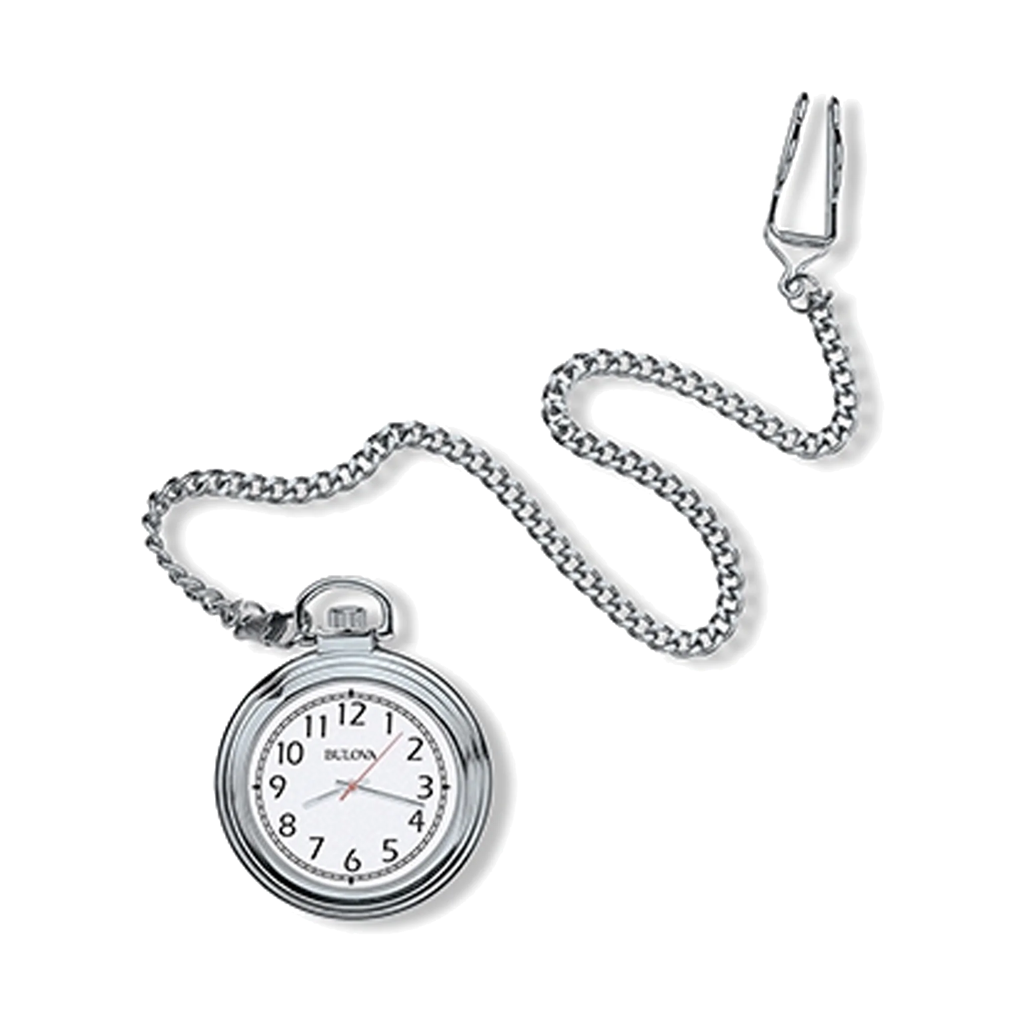Bulova Pocket Watch - Ashton II - Silver