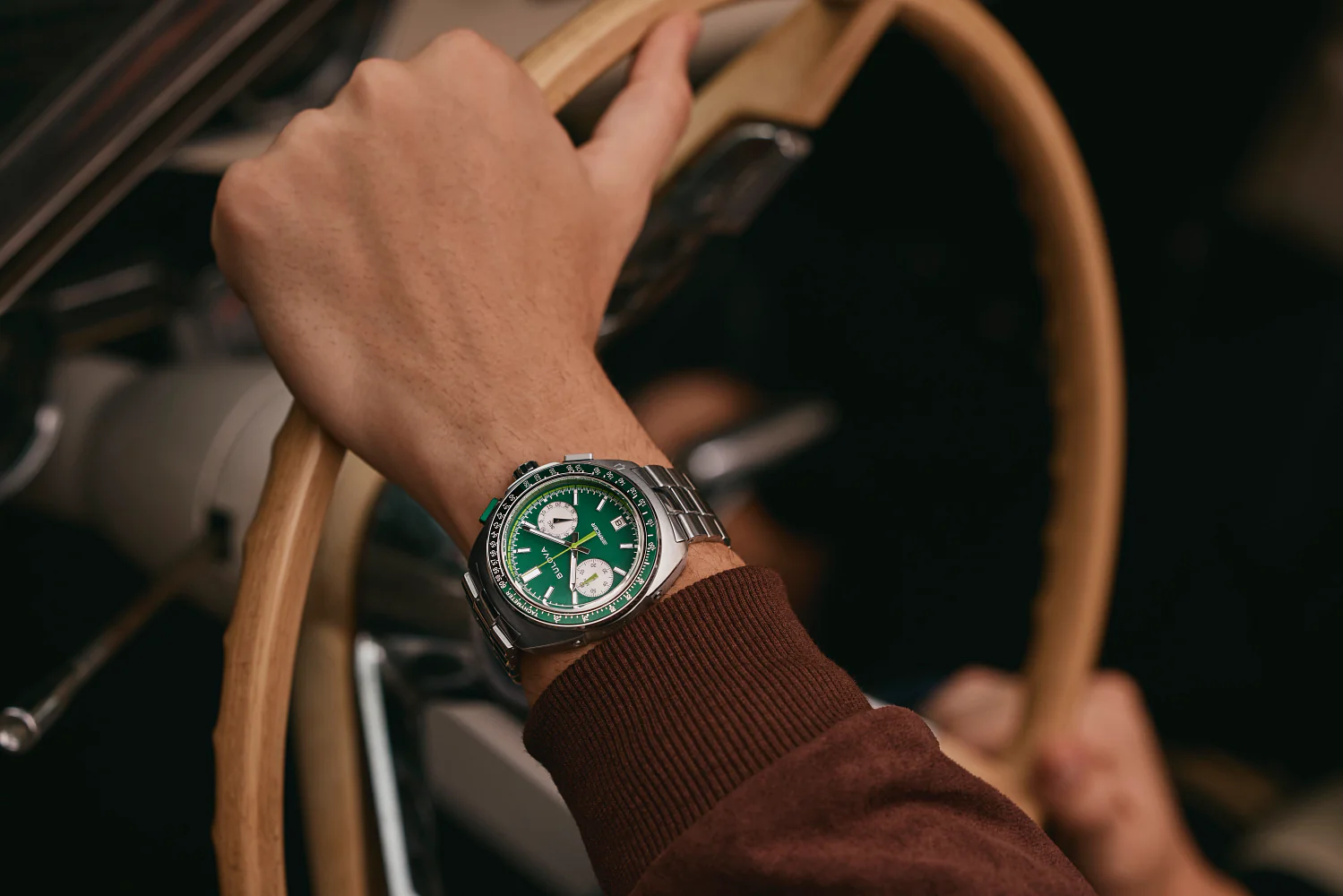 Bulova - Racer Chronograph - Green Dial - Image 4
