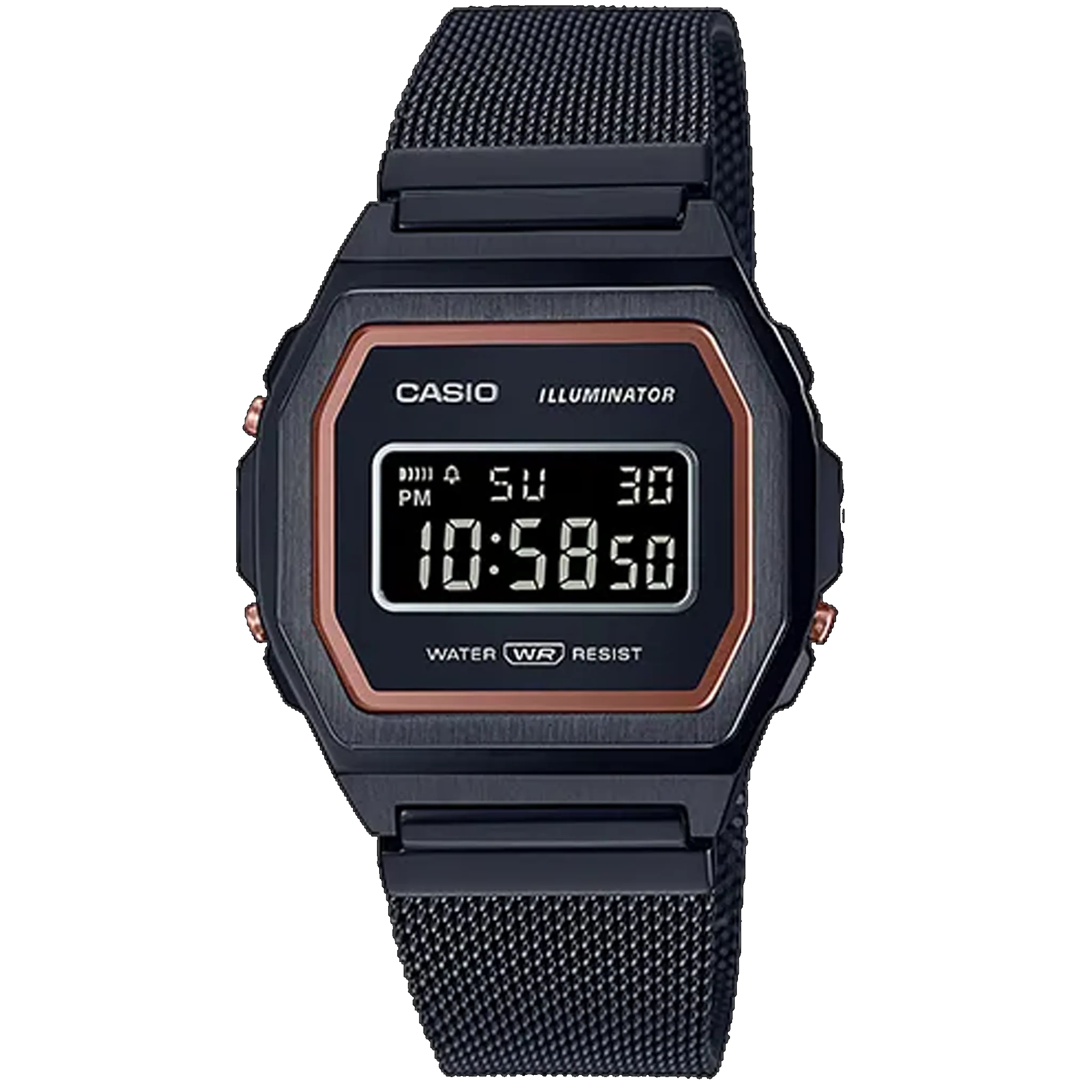 Casio Vintage Digital - Black IP Stainless Steel