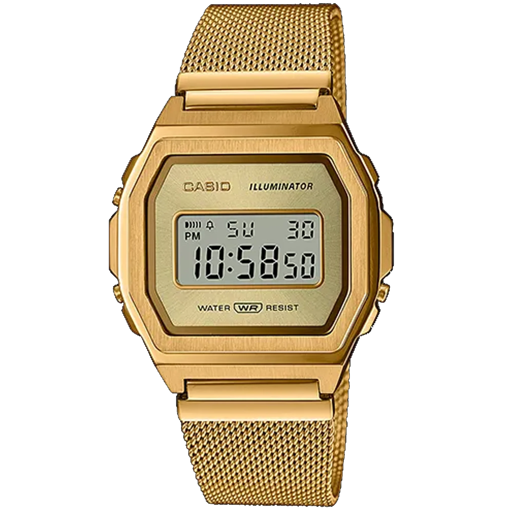 Casio Vintage Digital - Gold Tone Stainless Steel