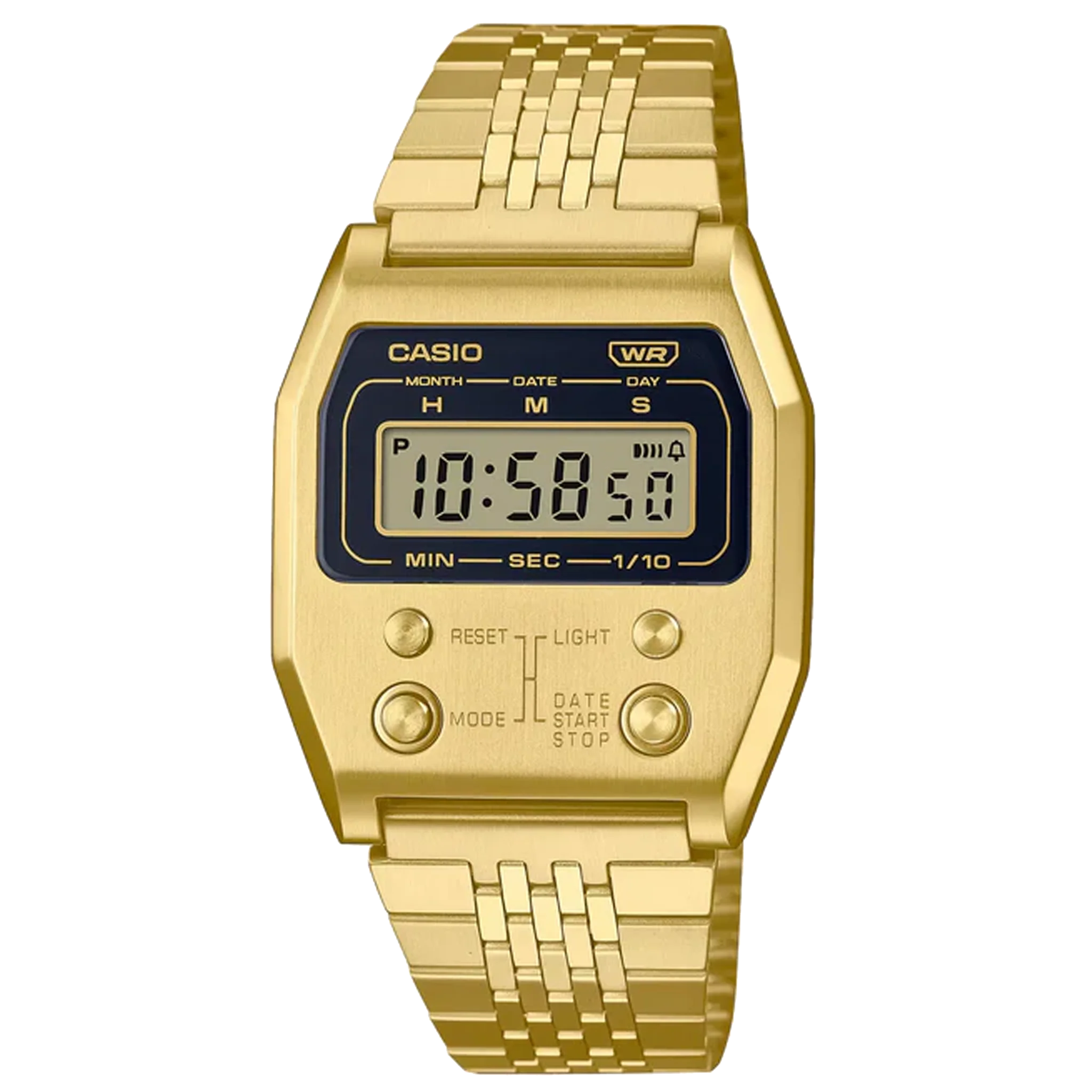 Casio Vintage Digital - A1100 Series - Gold