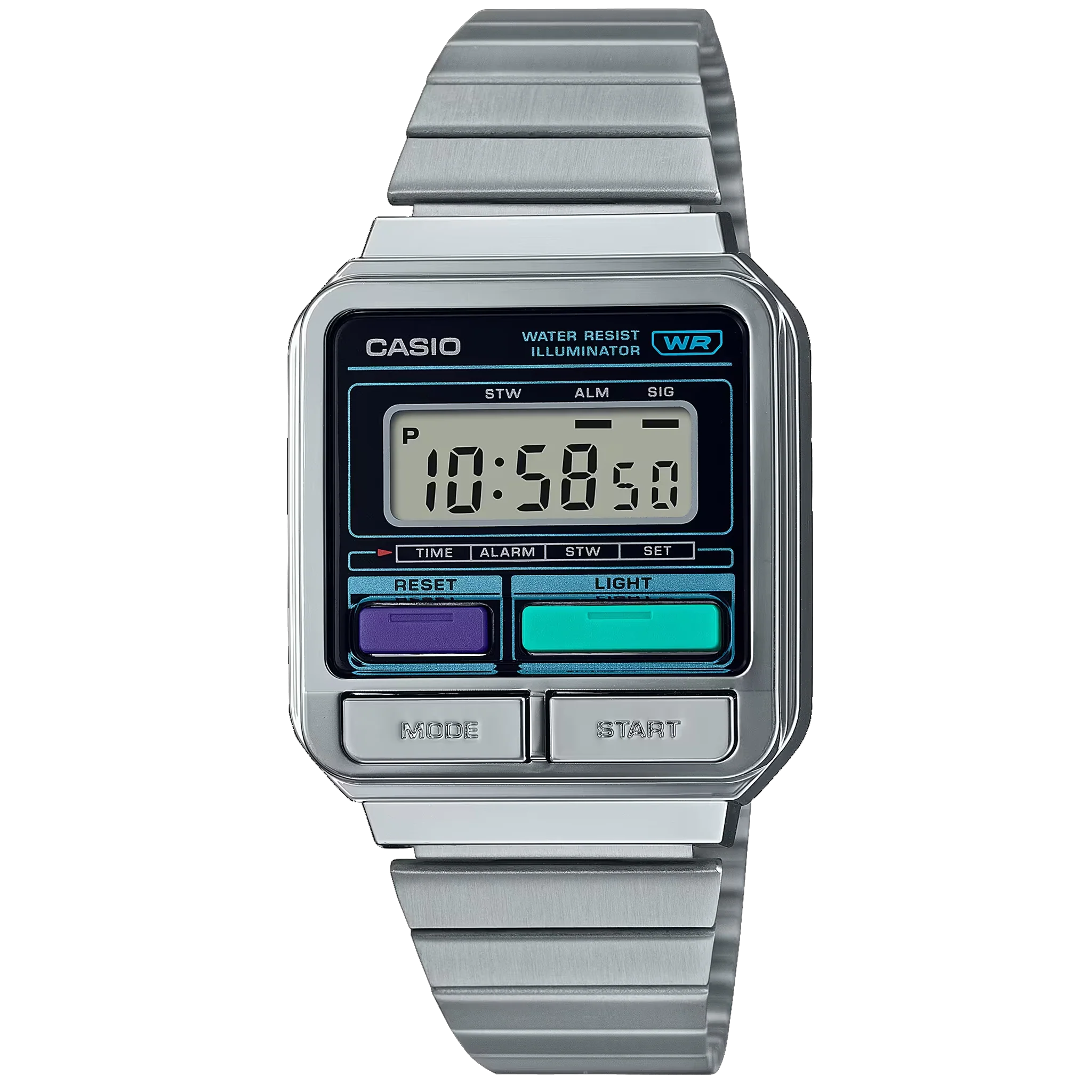 Casio Vintage Digital - A120 Series - Silver
