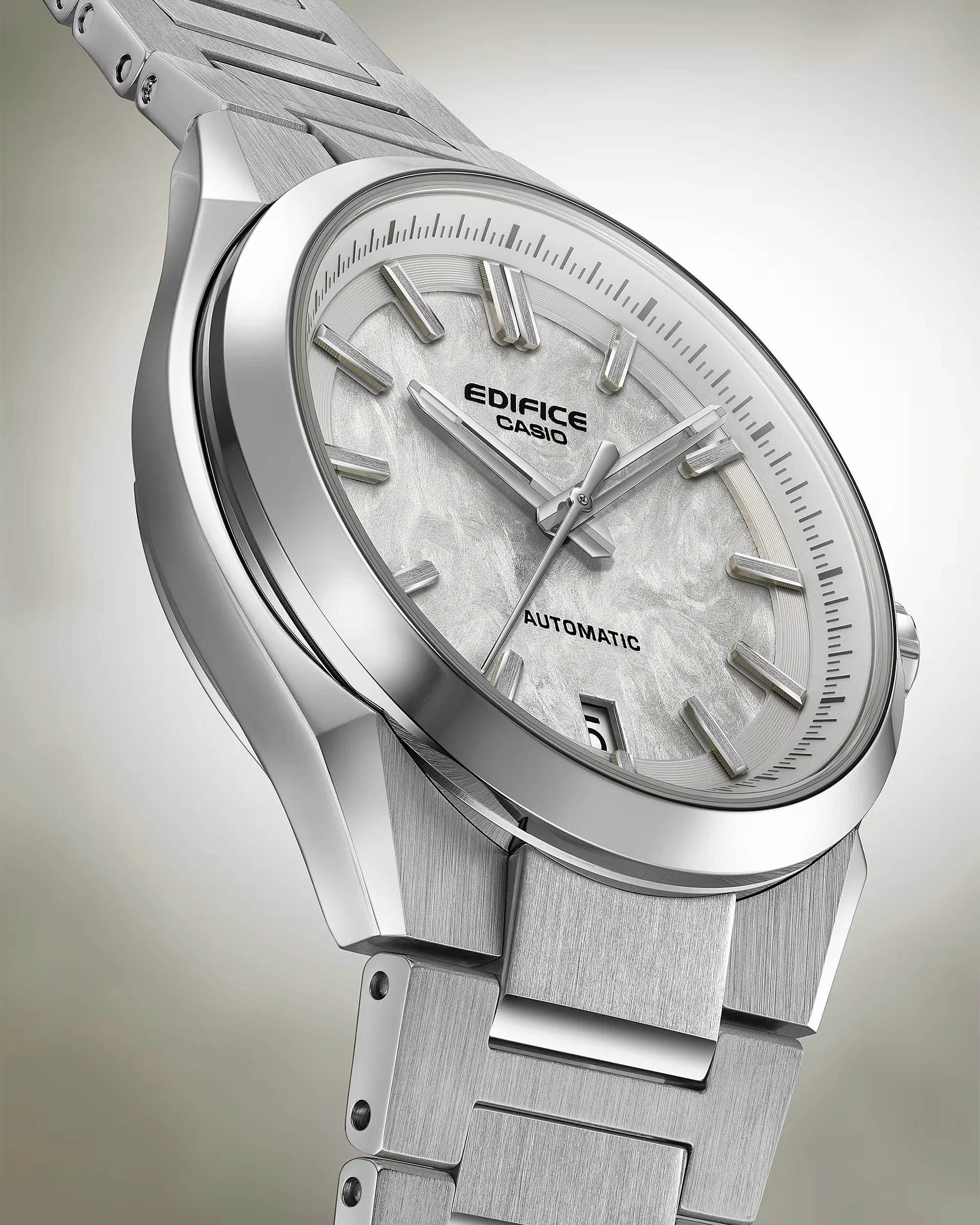 Casio Ediface Automatic - Forged Carbon Dial - White - Image 2