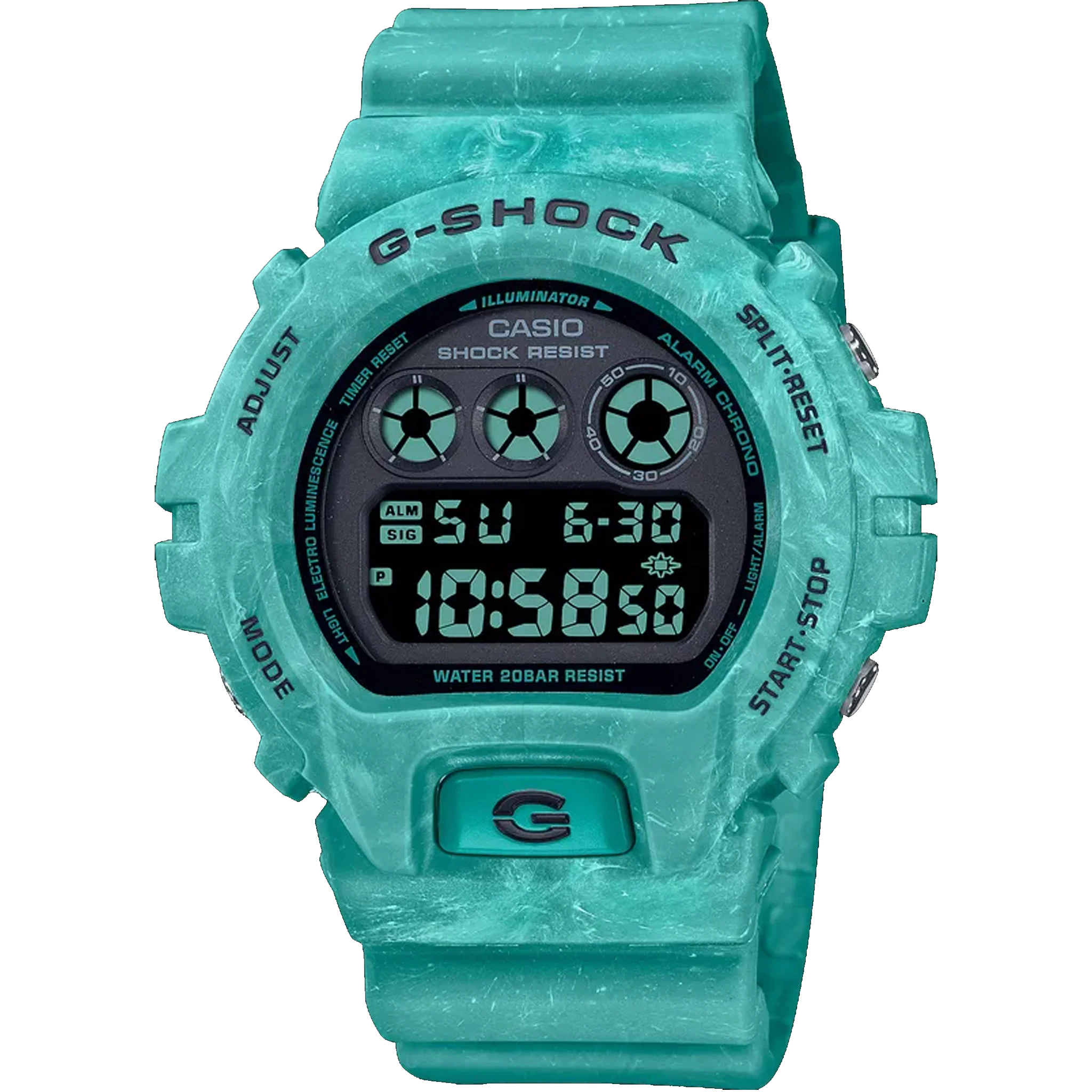 Casio G-Shock - DW6900 Series - Smokey Sea Face
