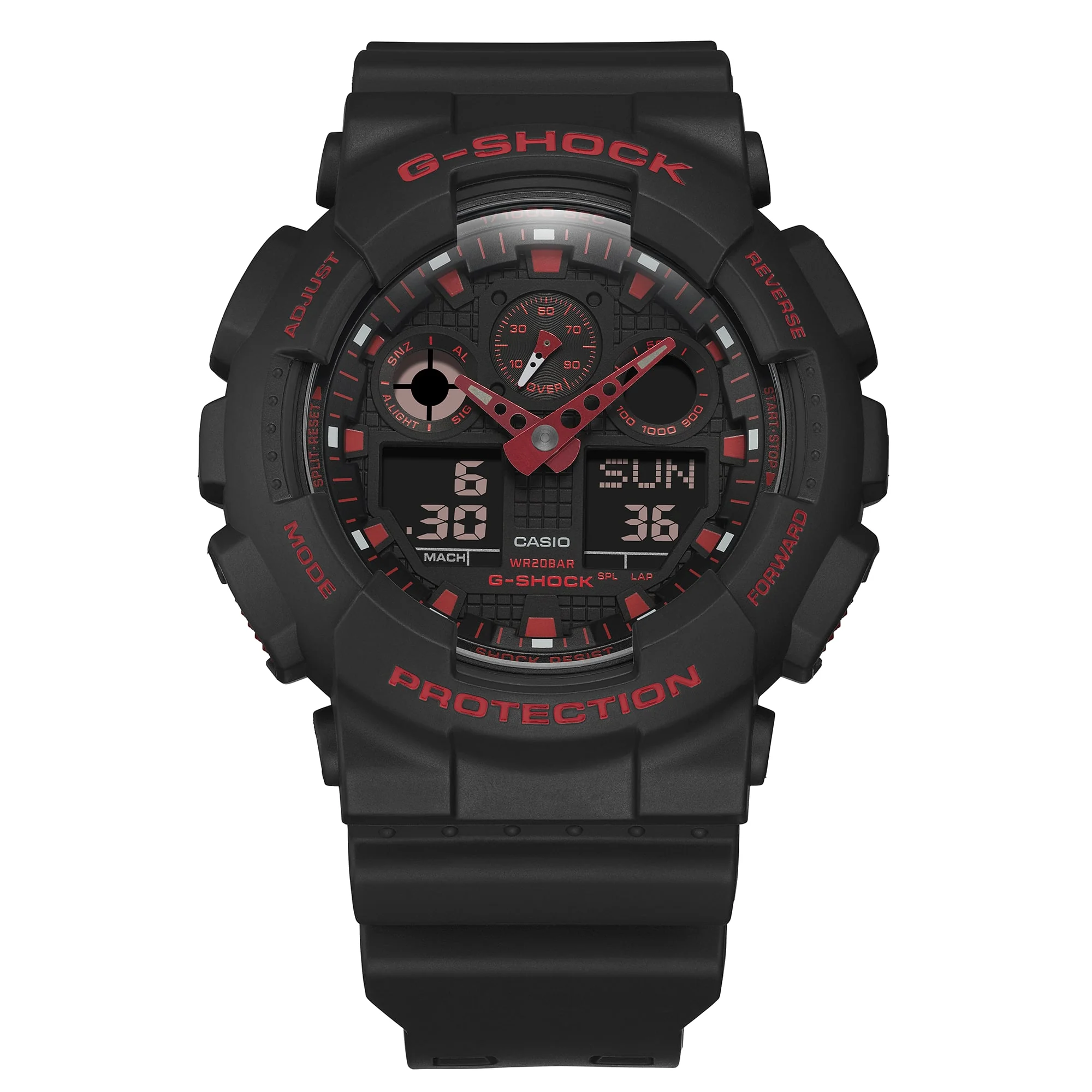 Casio G-Shock - GA100 Series - Ignite Red - Image 3