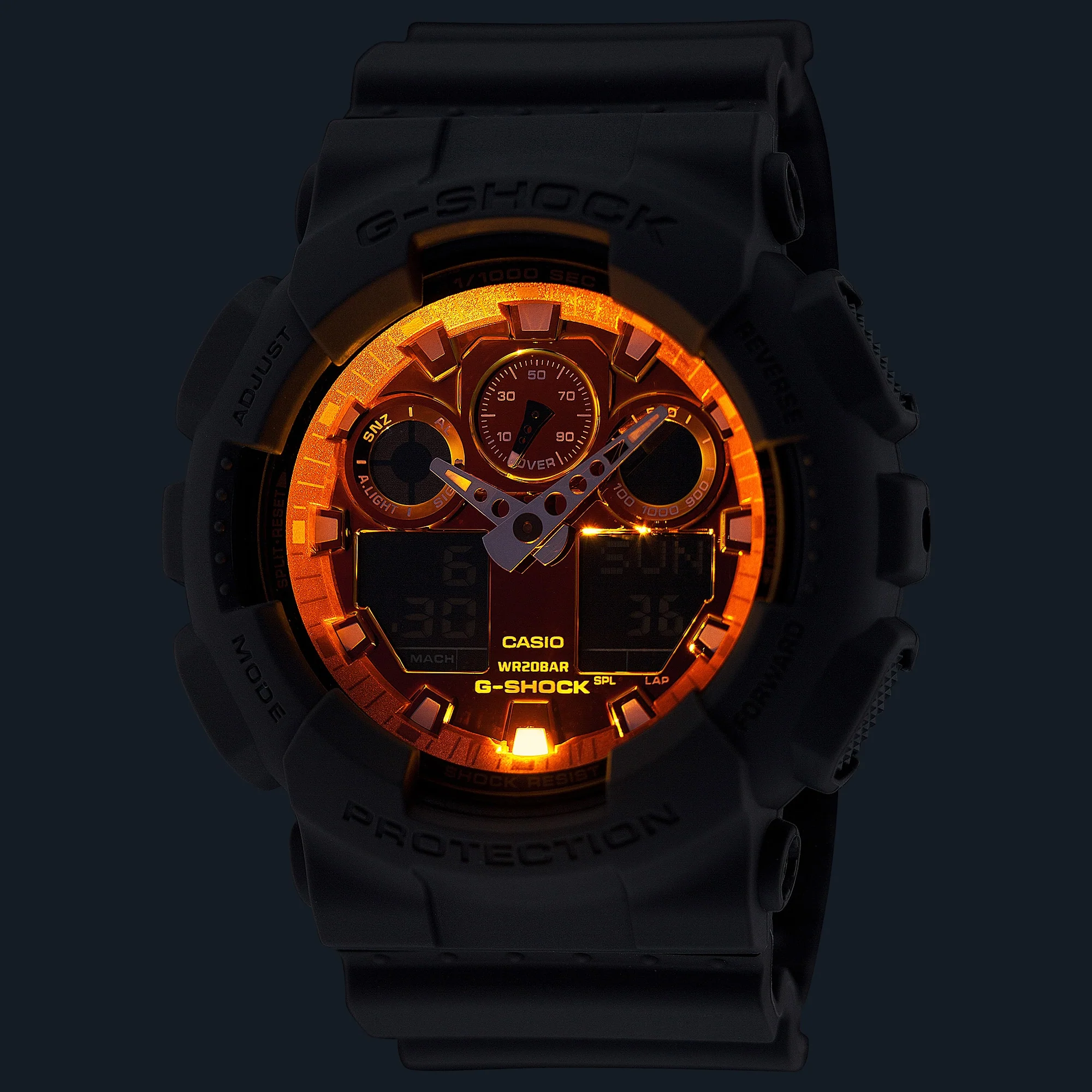 Casio G-Shock - GA100 Series - Glowing Flames - Image 3