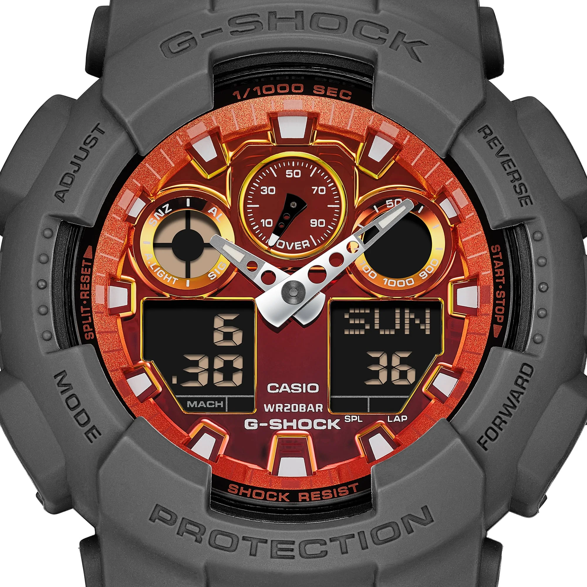 Casio G-Shock - GA100 Series - Glowing Flames - Image 5