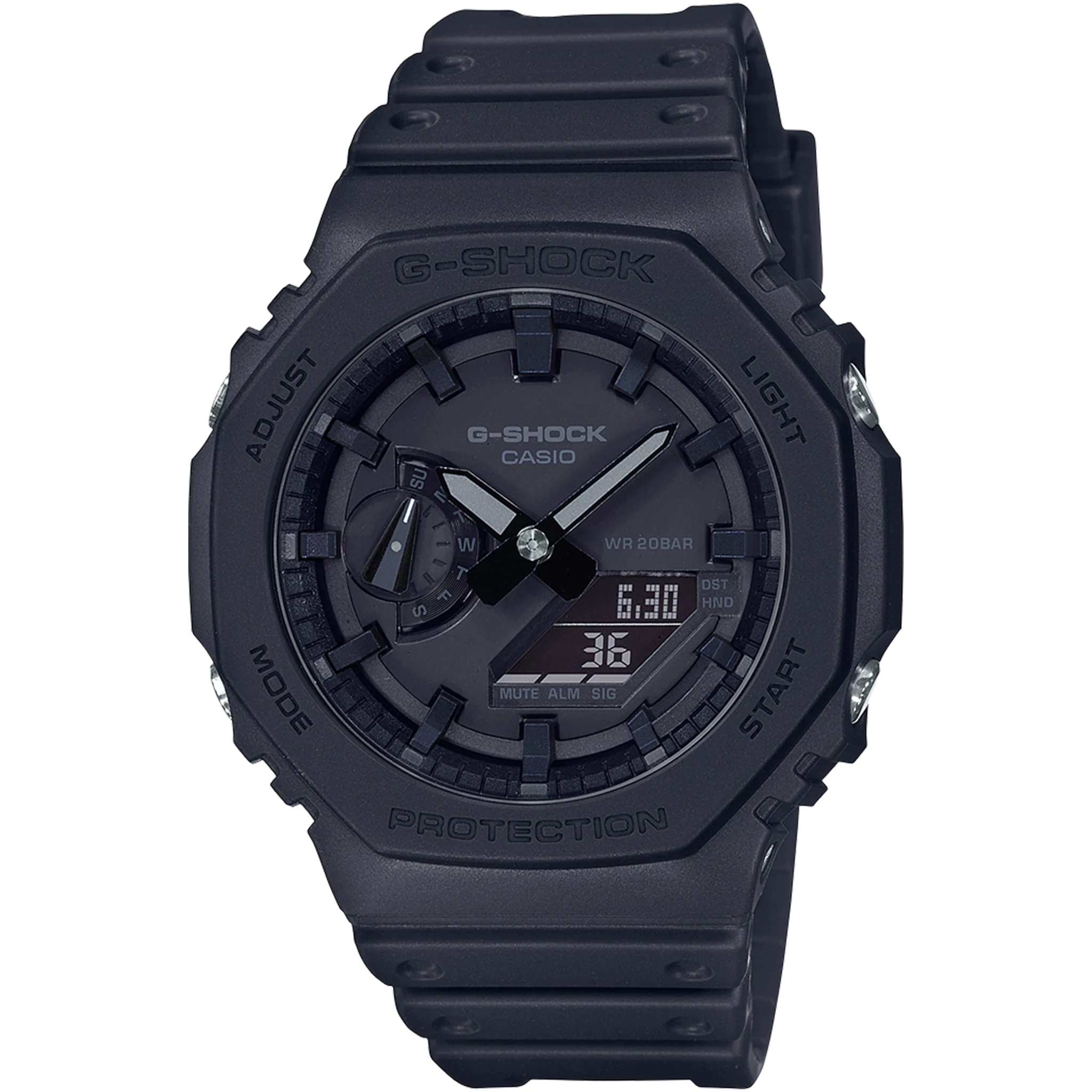 Casio G-Shock - GA2100 Series - Carbon Square - Black