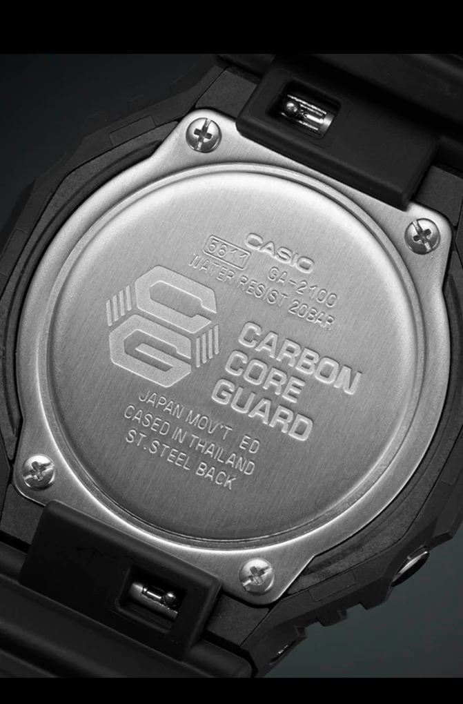 Casio G-Shock - GA2100 Series - Carbon Square - Black - Image 6