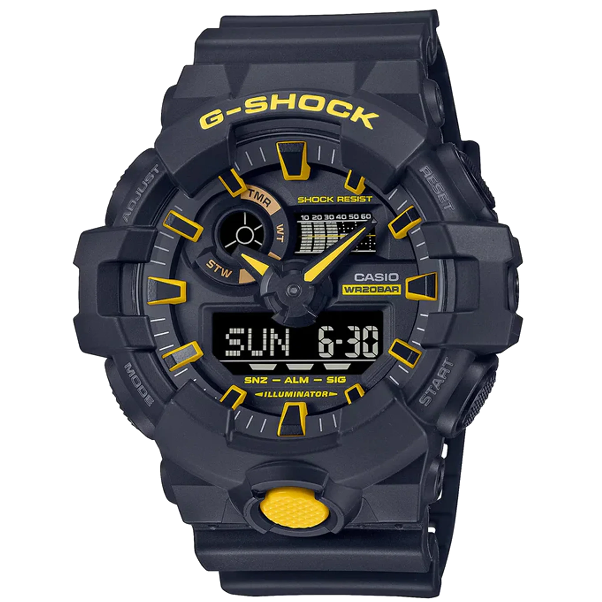 Casio G-Shock - GA700 Series - Black & Yellow