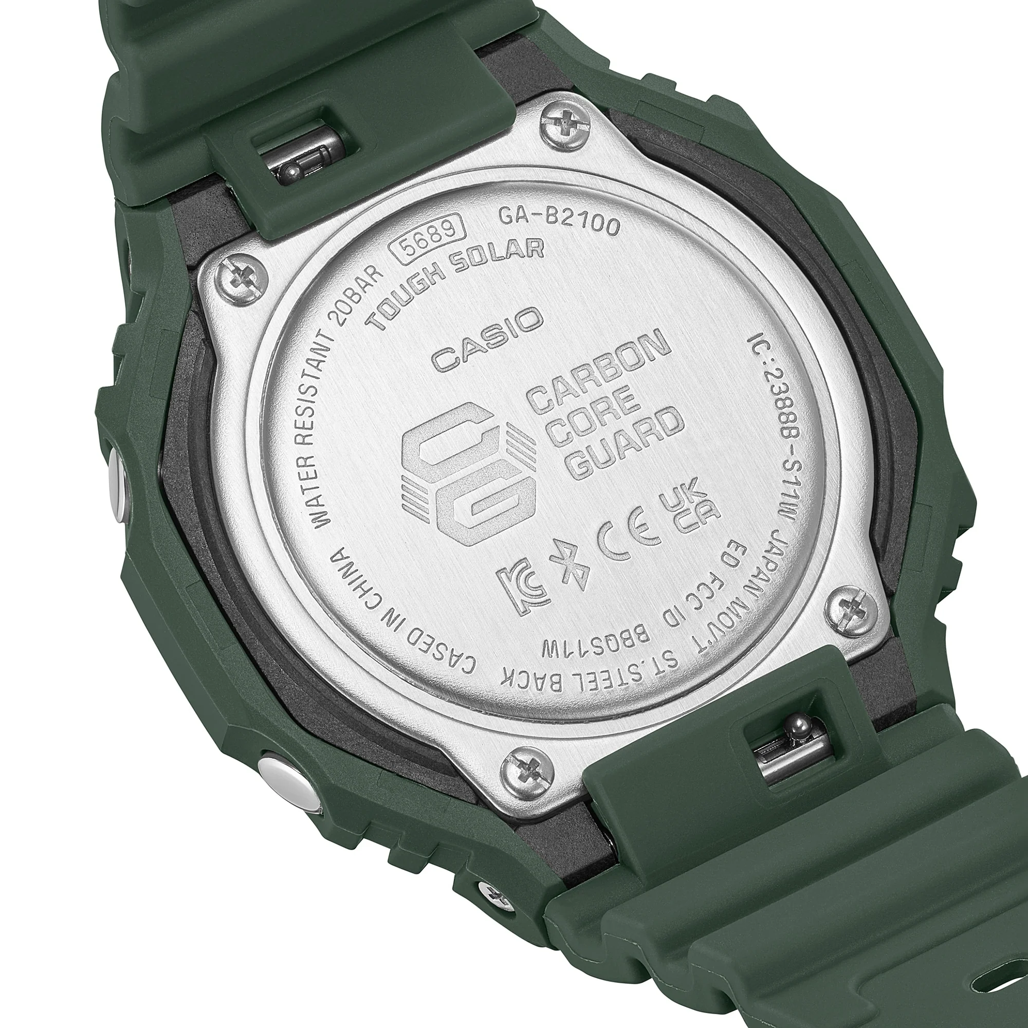 Casio G-Shock - GAB2100 Solar - Green - Image 8