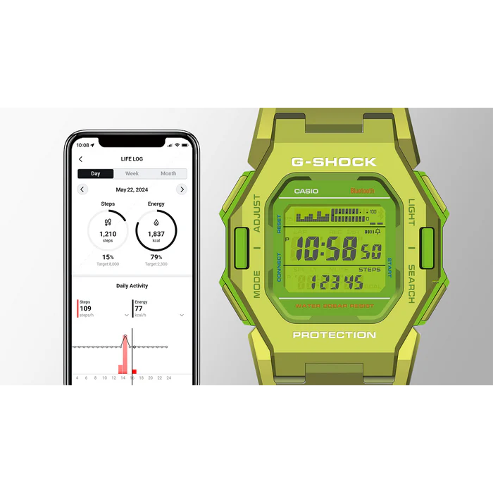 Casio G-Shock - GDB500 Series - Fluorescent Yellow - Image 4