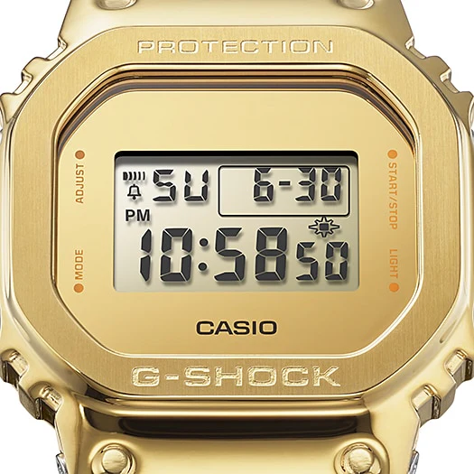 Casio G-Shock - GM5600 Series - Gold Metal Bezel - Image 6
