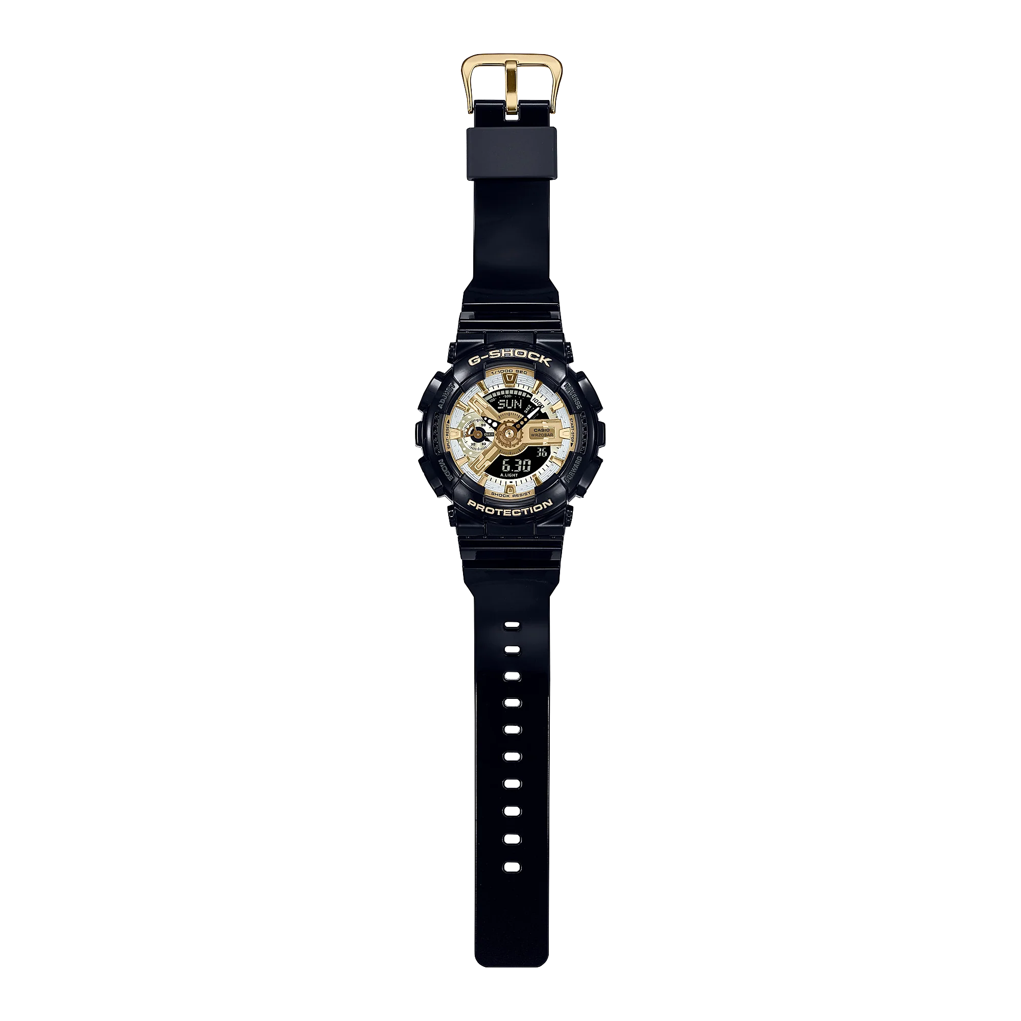 Casio G-Shock S - GMAS110 Series - Black & Gold/Silver - Image 4
