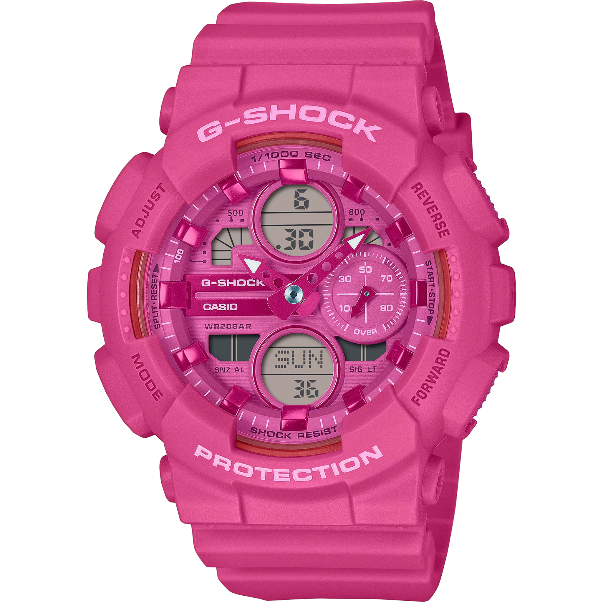 Casio G-Shock S Series - GMAS140 Series - Powerful pink