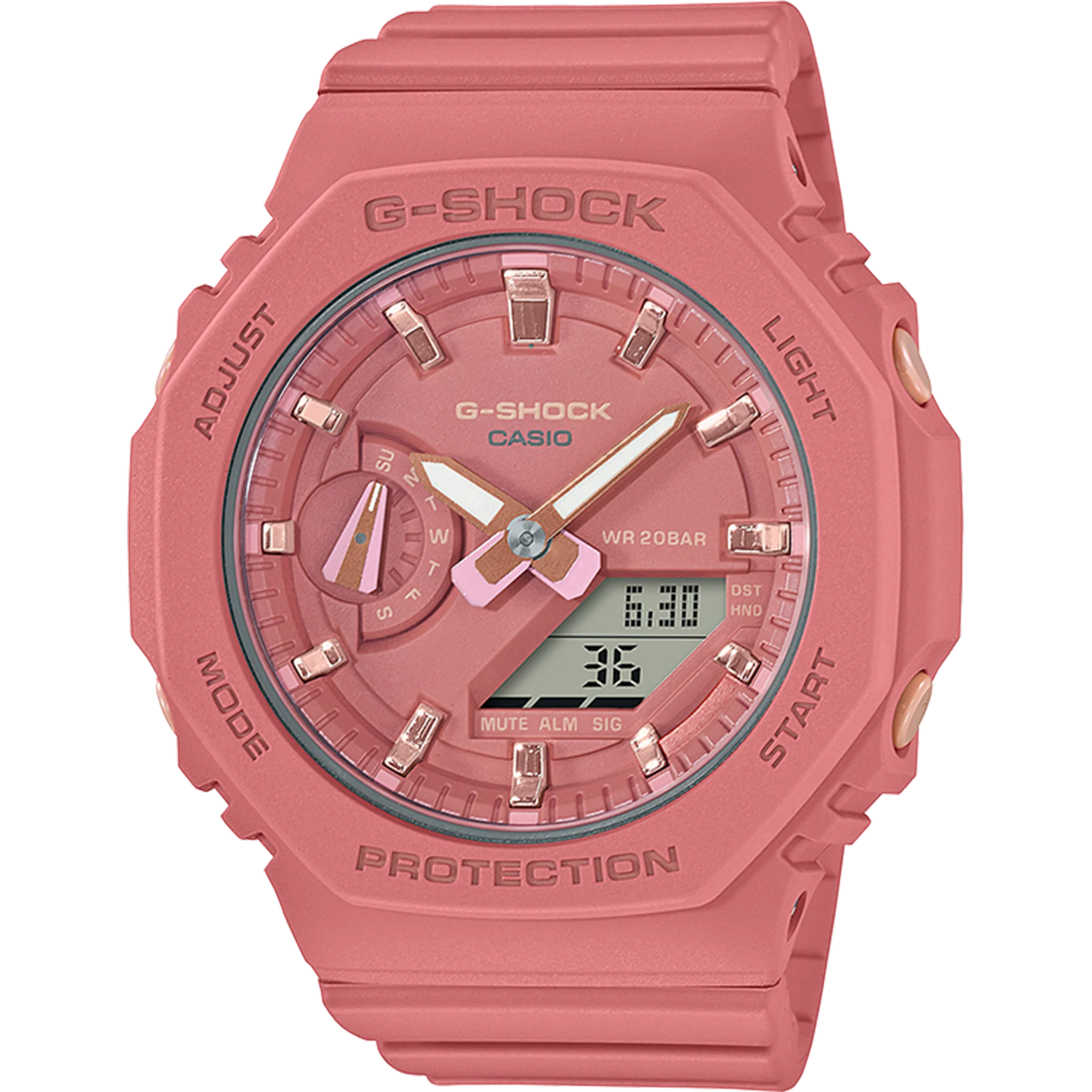 Casio G-Shock -  GMAS2100 Series - Carbon Square - Pink