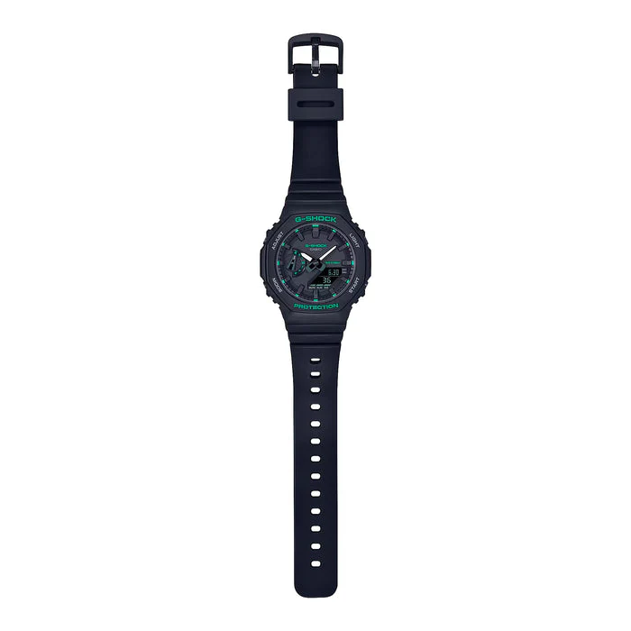 Casio G-Shock -  GMAS2100 Series -  Black & Green - Image 2