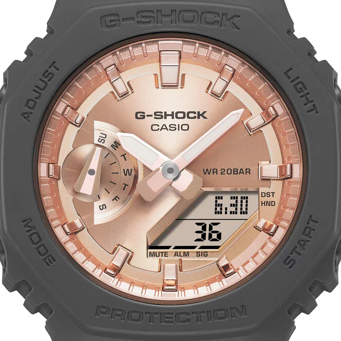 Casio G-Shock -  GMAS2100 Series - Black & Pink Gold - Image 2