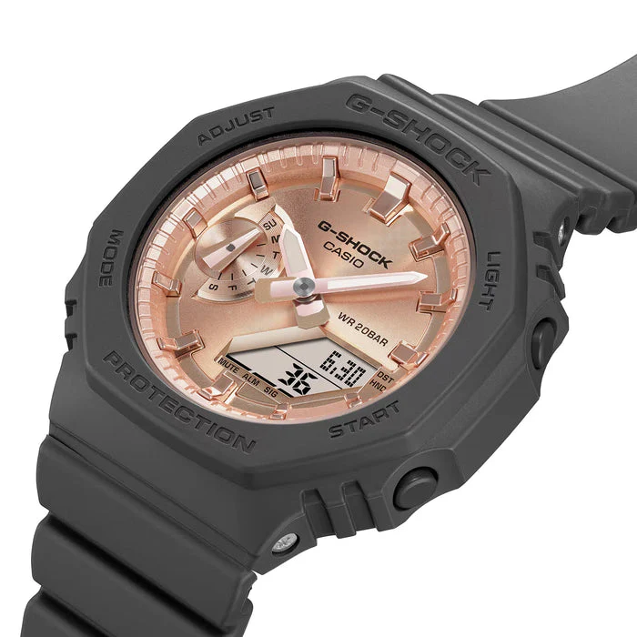 Casio G-Shock -  GMAS2100 Series - Black & Pink Gold - Image 4