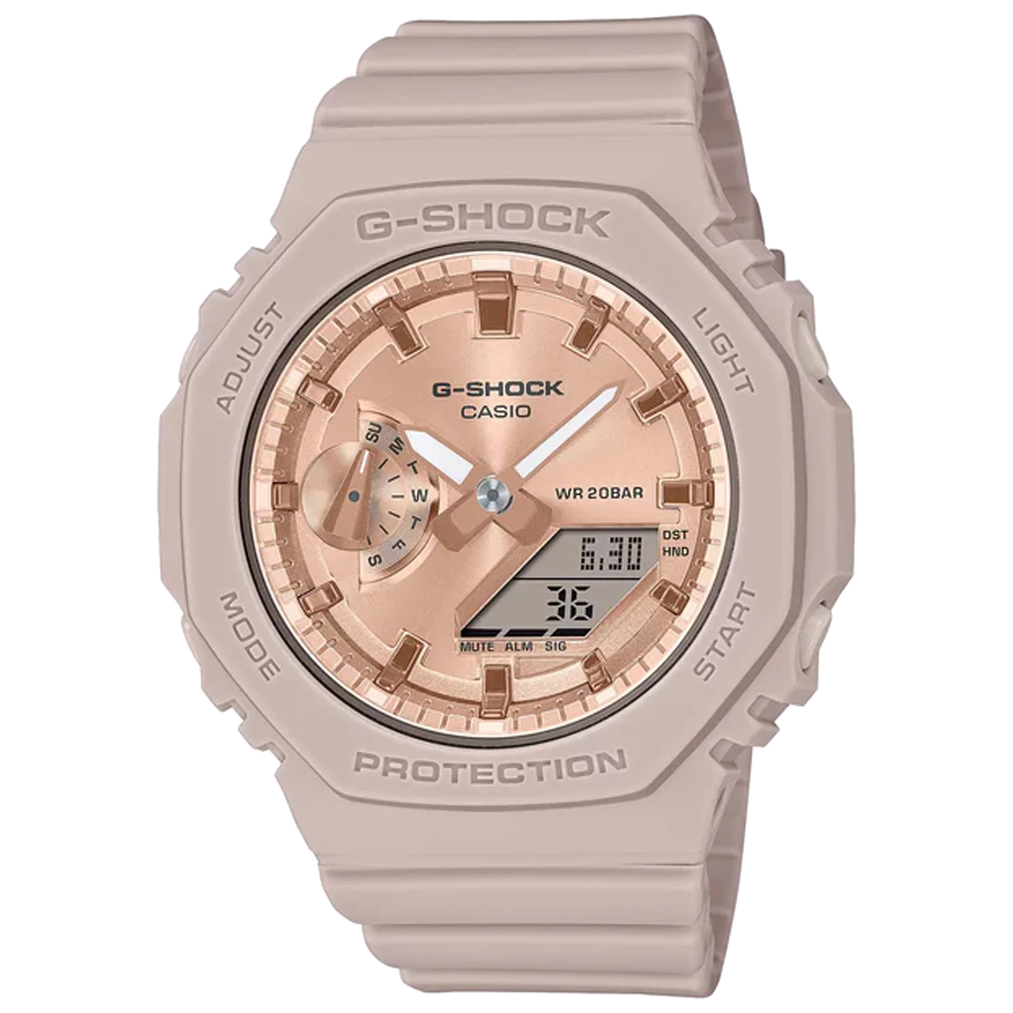 Casio G-Shock -  GMAS2100 Series - Beige & Pink Gold
