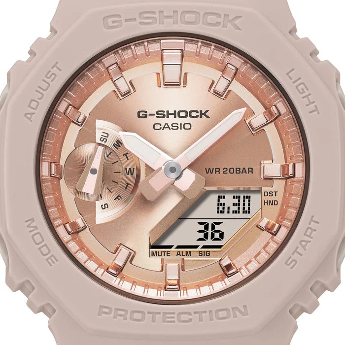 Casio G-Shock -  GMAS2100 Series - Beige & Pink Gold - Image 2