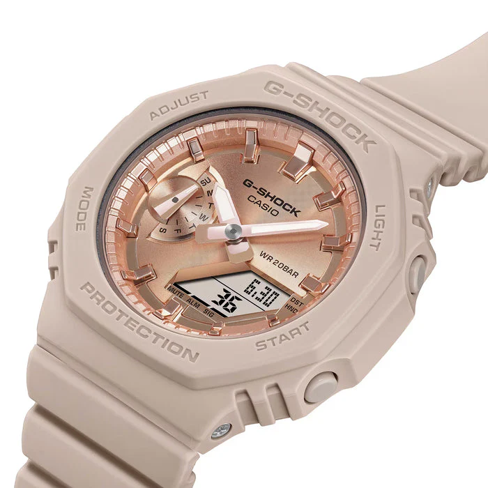 Casio G-Shock -  GMAS2100 Series - Beige & Pink Gold - Image 4