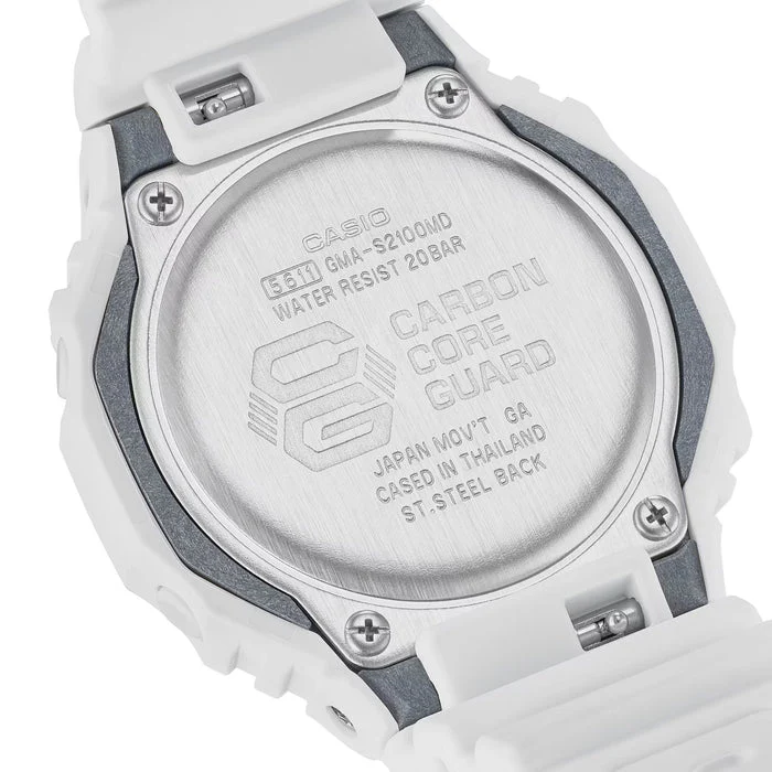 Casio G-Shock -  GMAS2100 Series - White & Pink Gold - Image 5