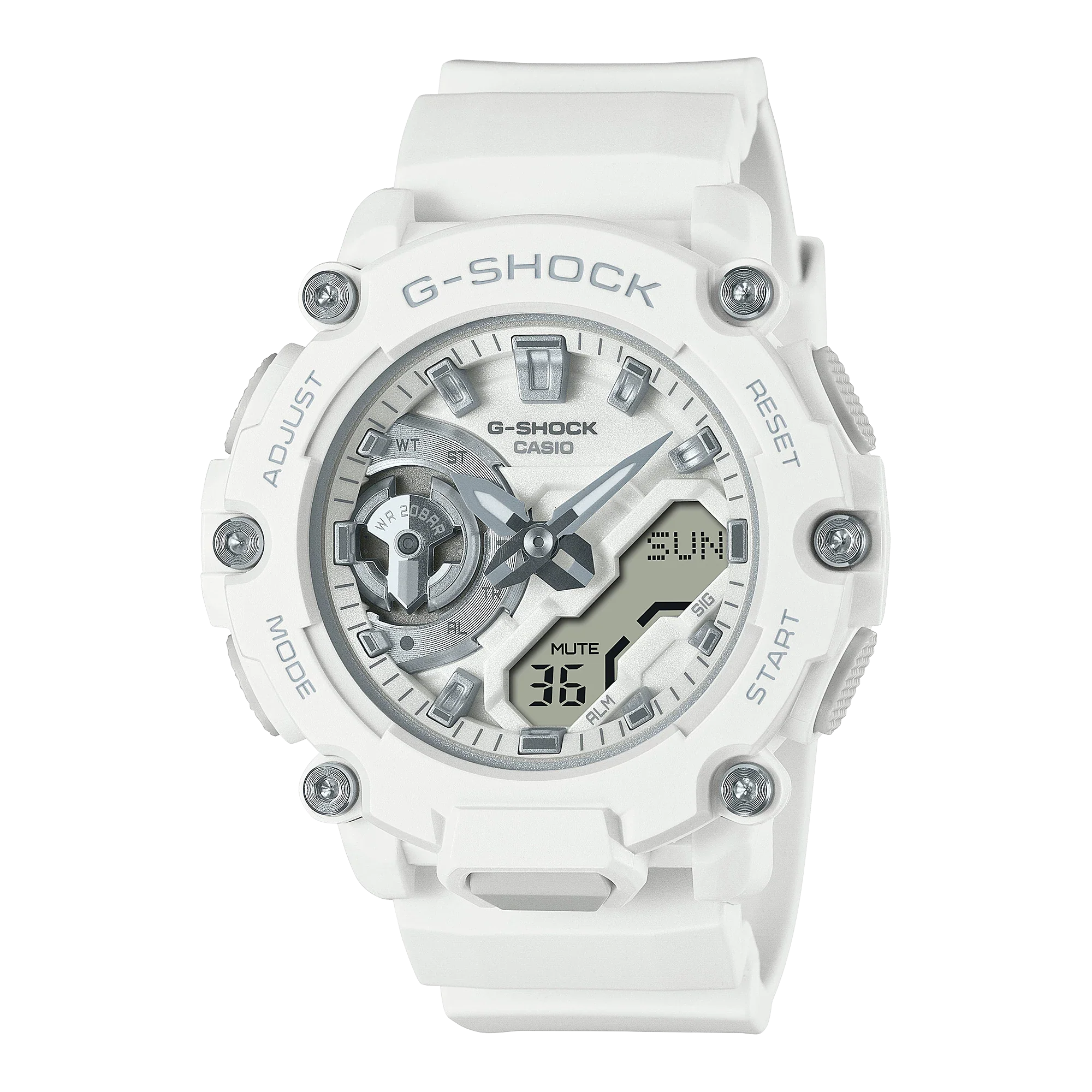 Casio G-Shock - GMAS2200 Series - Carbon Square - White - Image 5