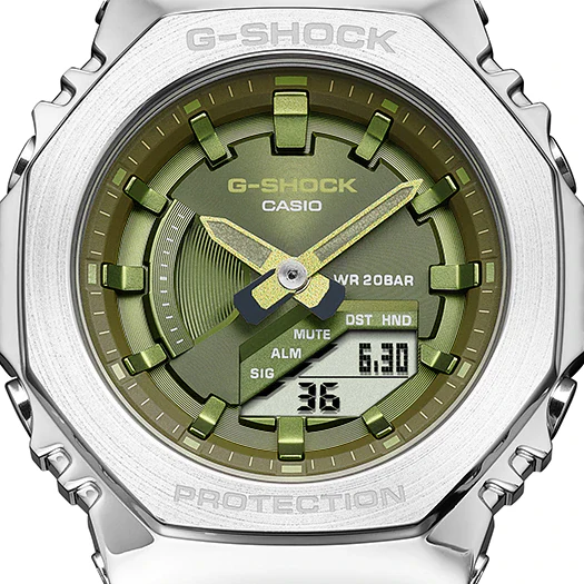 Casio G-Shock - GMS2100 Series - Carbon Square - Green - Image 3