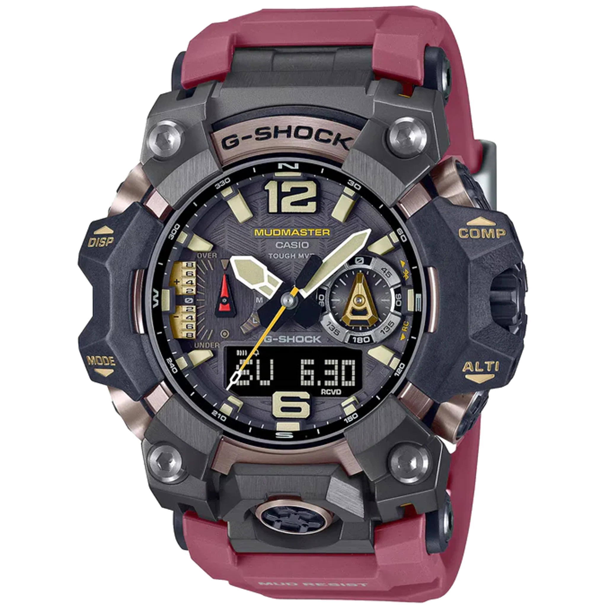 Casio G-Shock Master of G - MudMaster - Black & Red
