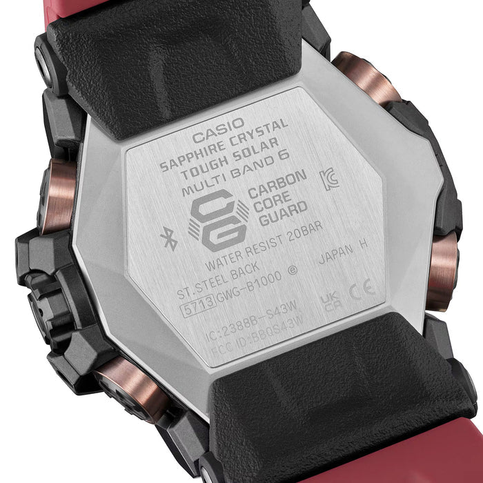 Casio G-Shock Master of G - MudMaster - Black & Red - Image 6