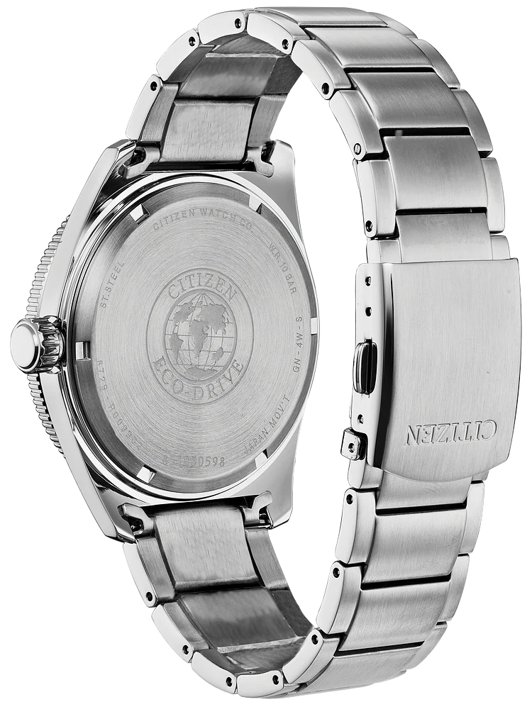 Citizen Eco-Drive - Brycen - Stainless Steel with Green Dial - Image 2