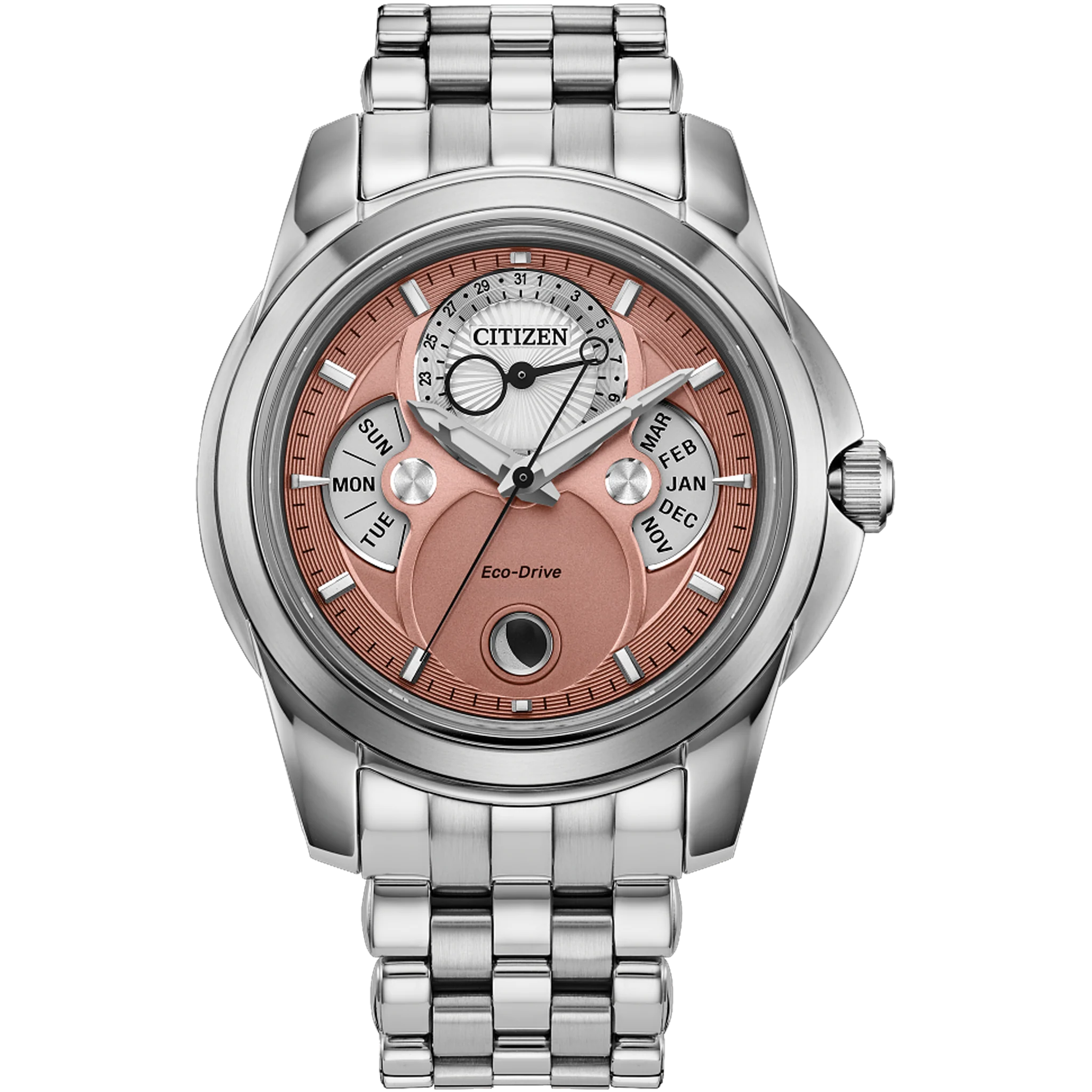 Citizen Eco-Drive - Calendrier - Salmon Dial