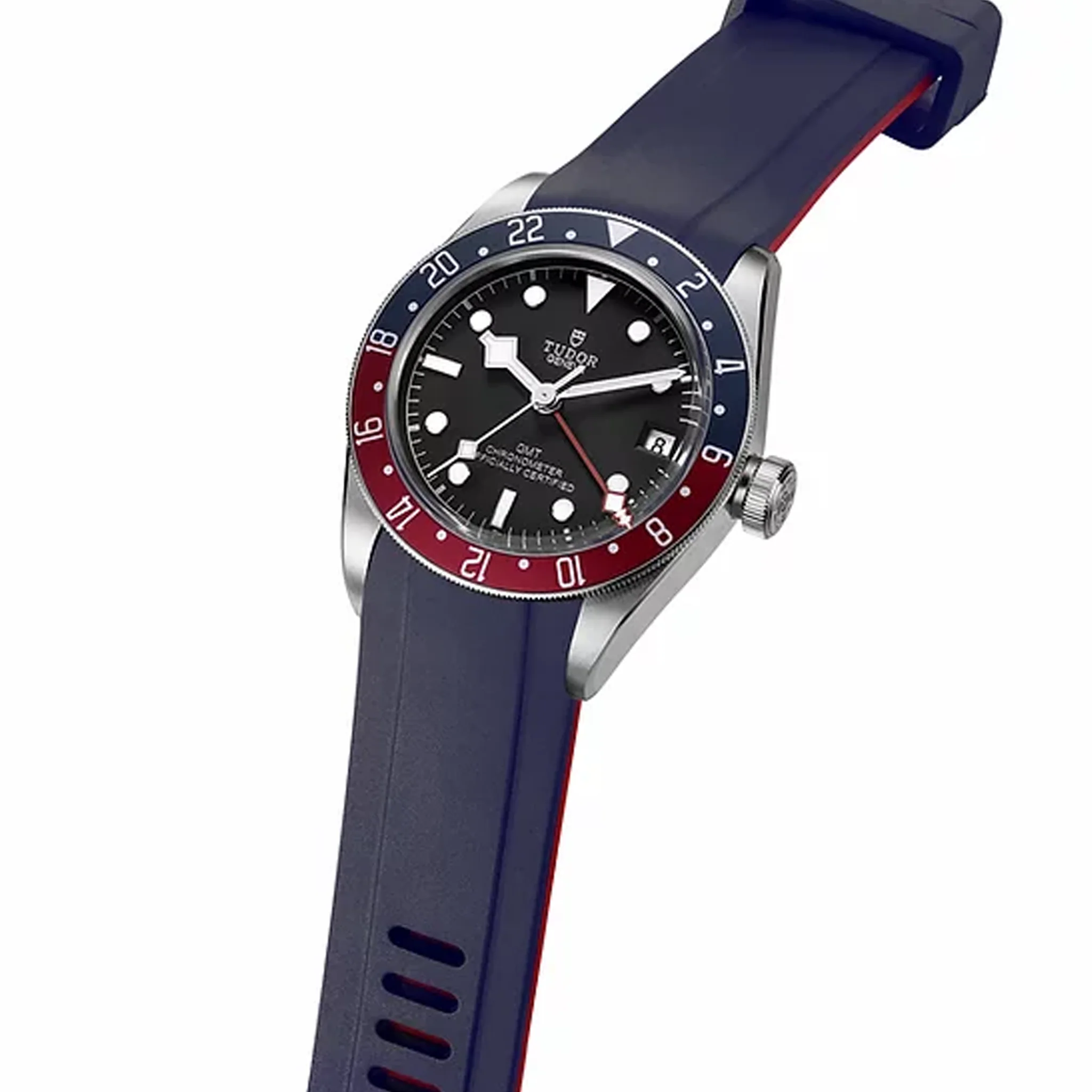 Crafter Blue - Fitted End Rubber Strap for Tudor Black Bay (41mm) - Image 2