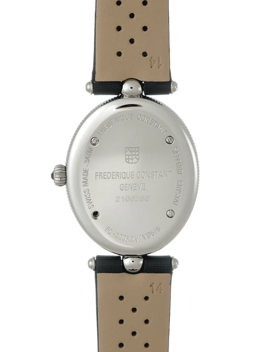 Frederique Constant - CLASSIC ART DECO Black Leather - Image 2