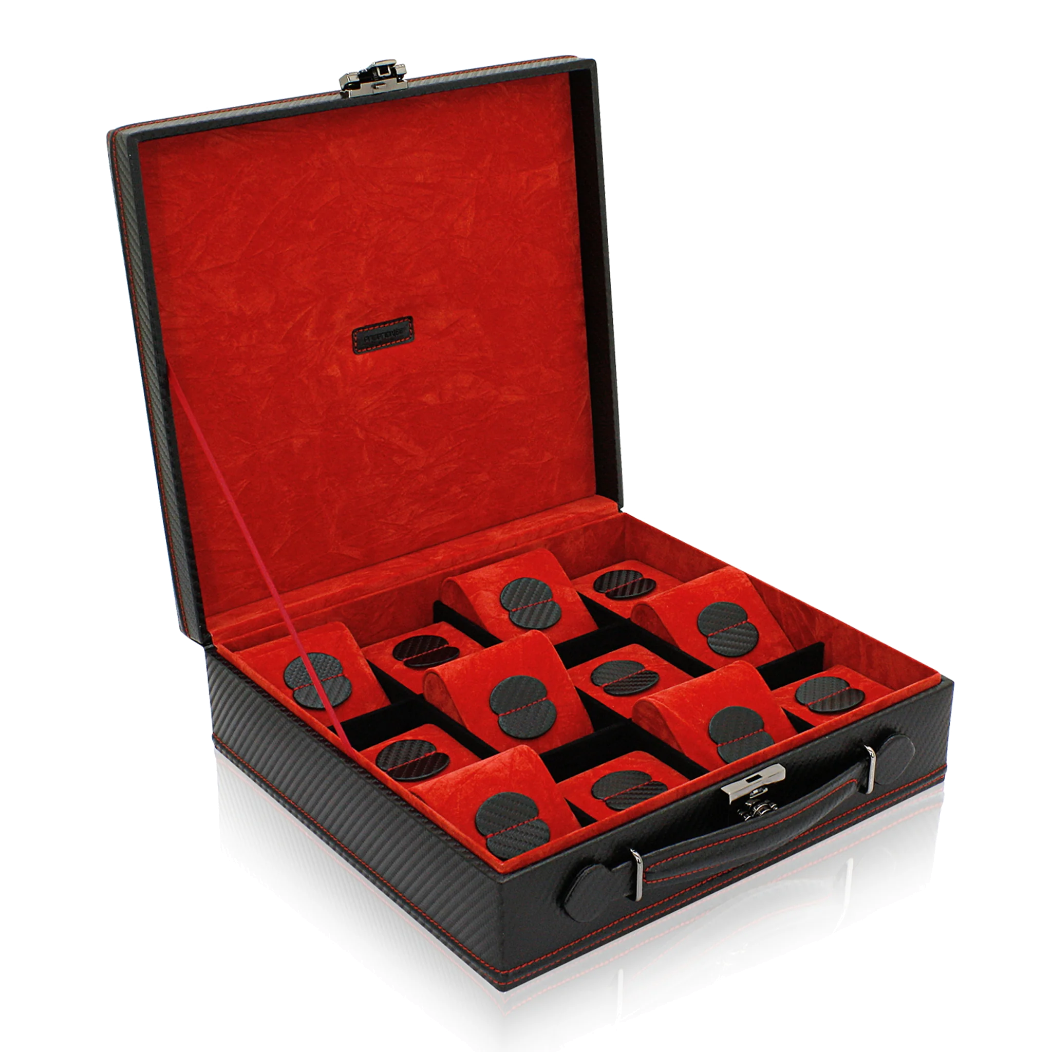 Friedrich23 - Carbon Fiber Look - 12 Watch Box