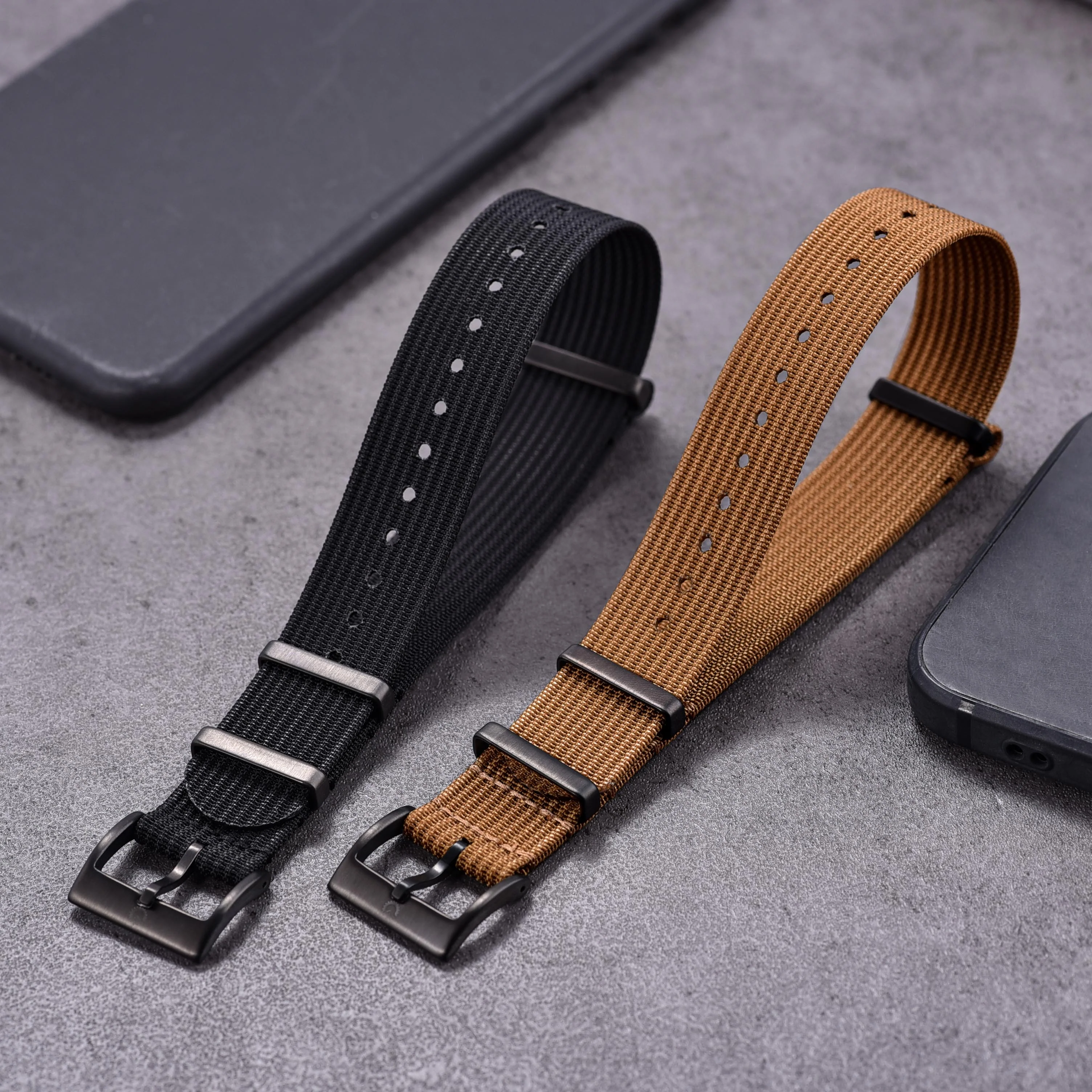 Halifax Watch Bands - (BH) Webbed Nylon NATO Strap - Image 4