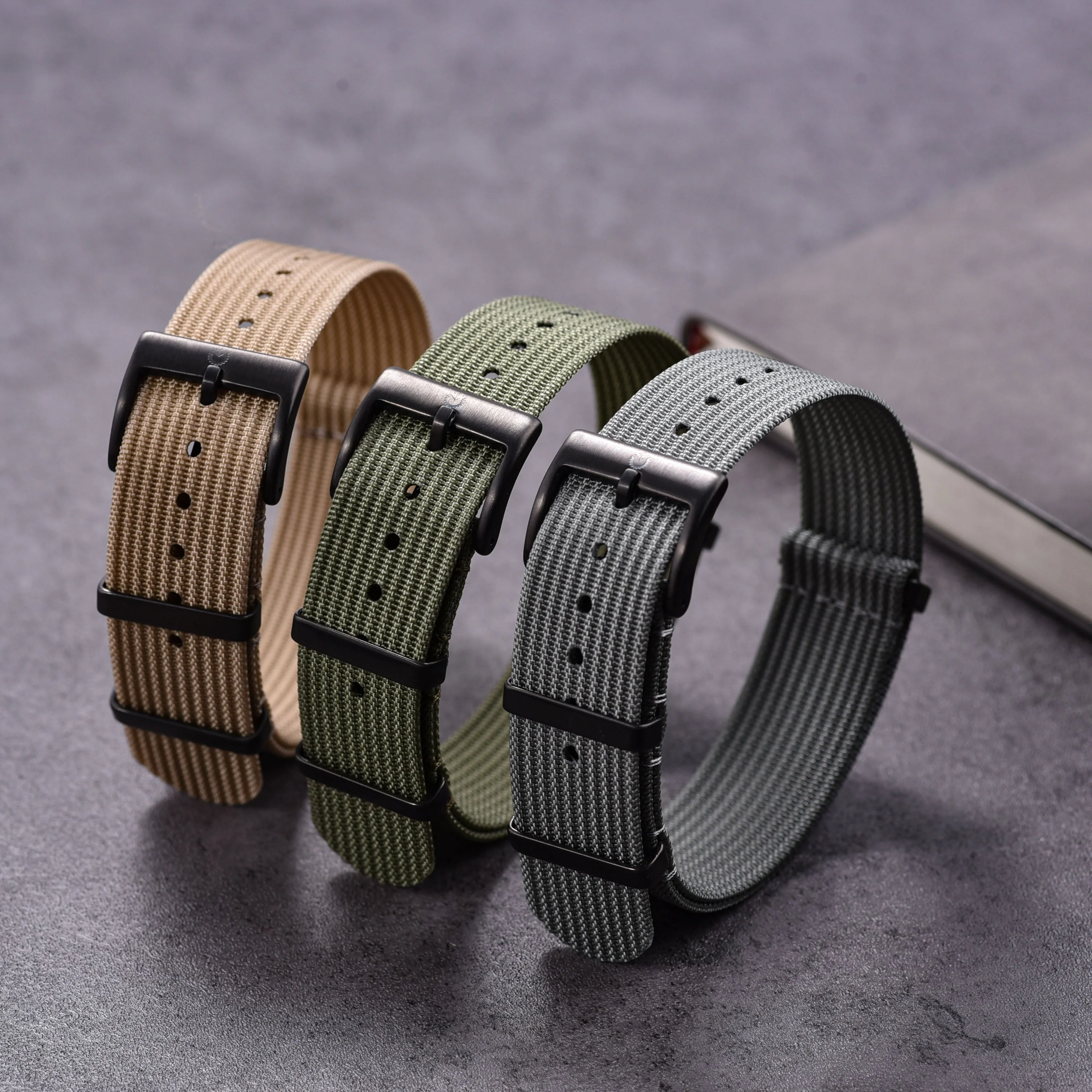 Halifax Watch Bands - (BH) Webbed Nylon NATO Strap - Image 5