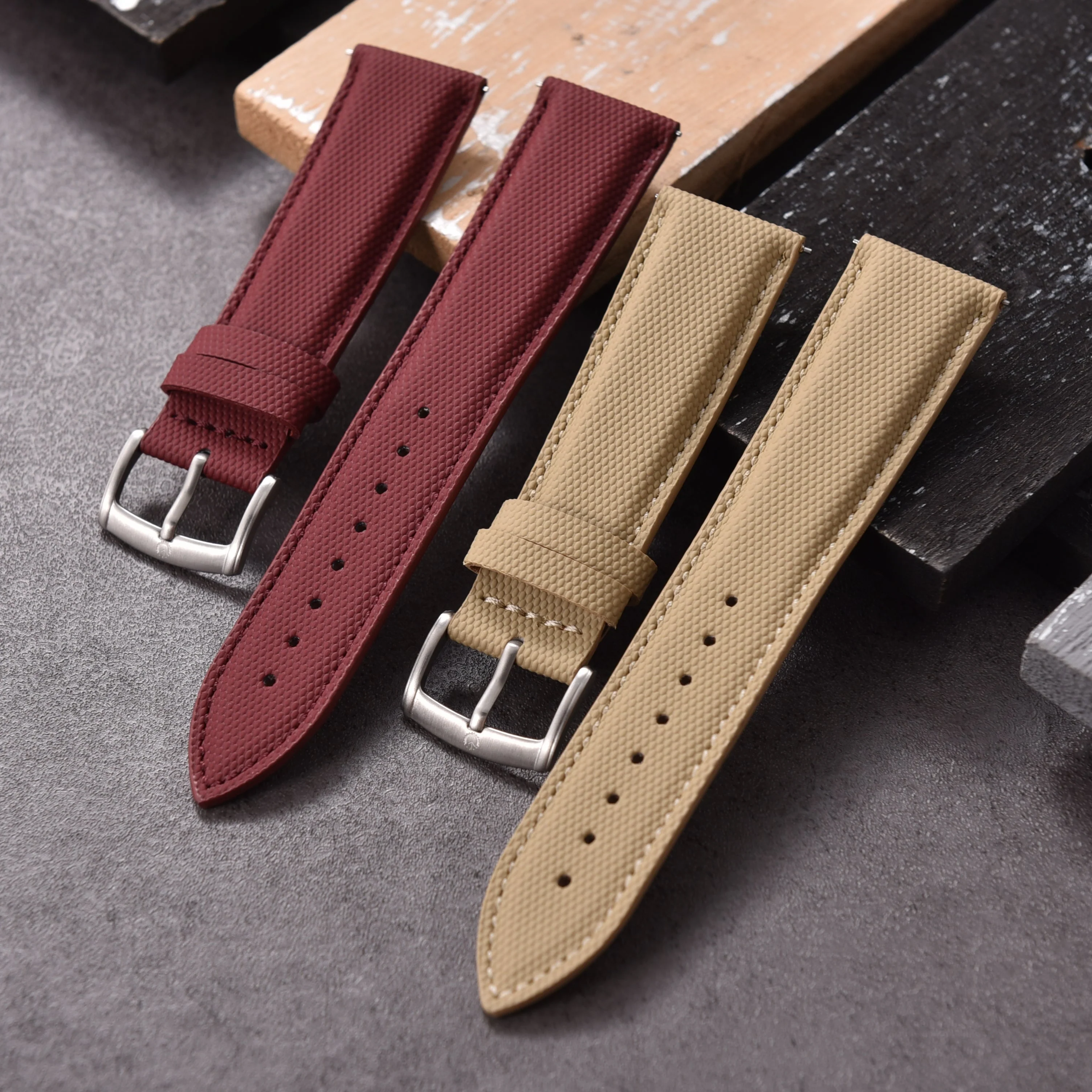 Halifax Watch Bands - Endurance Sailcloth & Leather