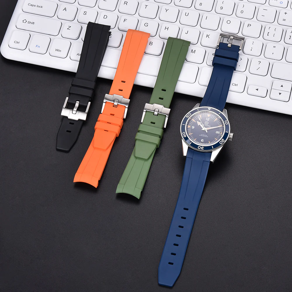 Halifax Watch Bands - Fitted FKM Rubber Strap - Image 3