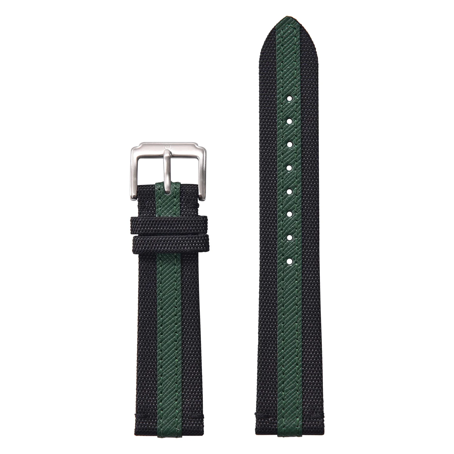Halifax Watch Bands - Sailcloth & Saffiano Leather Hybrid - Image 7