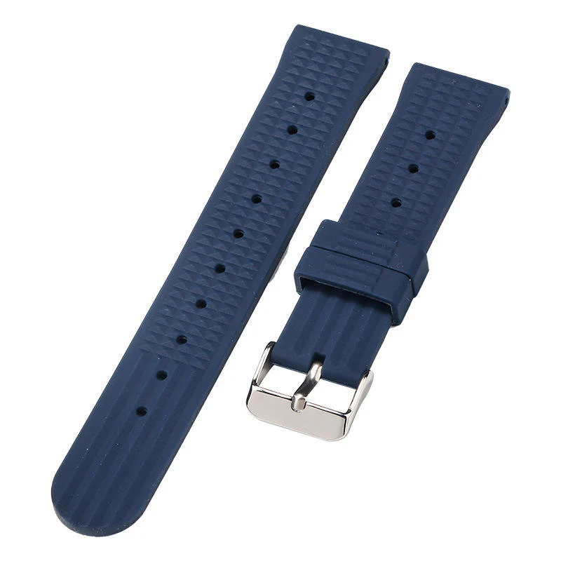 Halifax Watch Bands - Seiko Style Waffle Silicone Band - Image 3