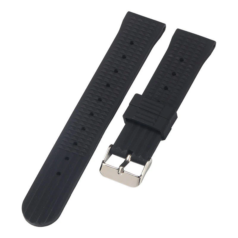 Halifax Watch Bands - Seiko Style Waffle Silicone Band - Image 4